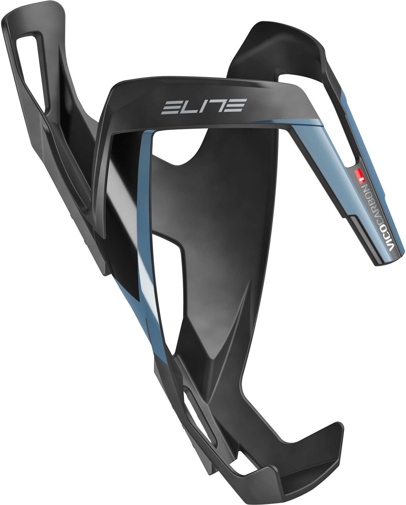 Elite Flaschenhalter Vico Carbon, Schwarz/Blau