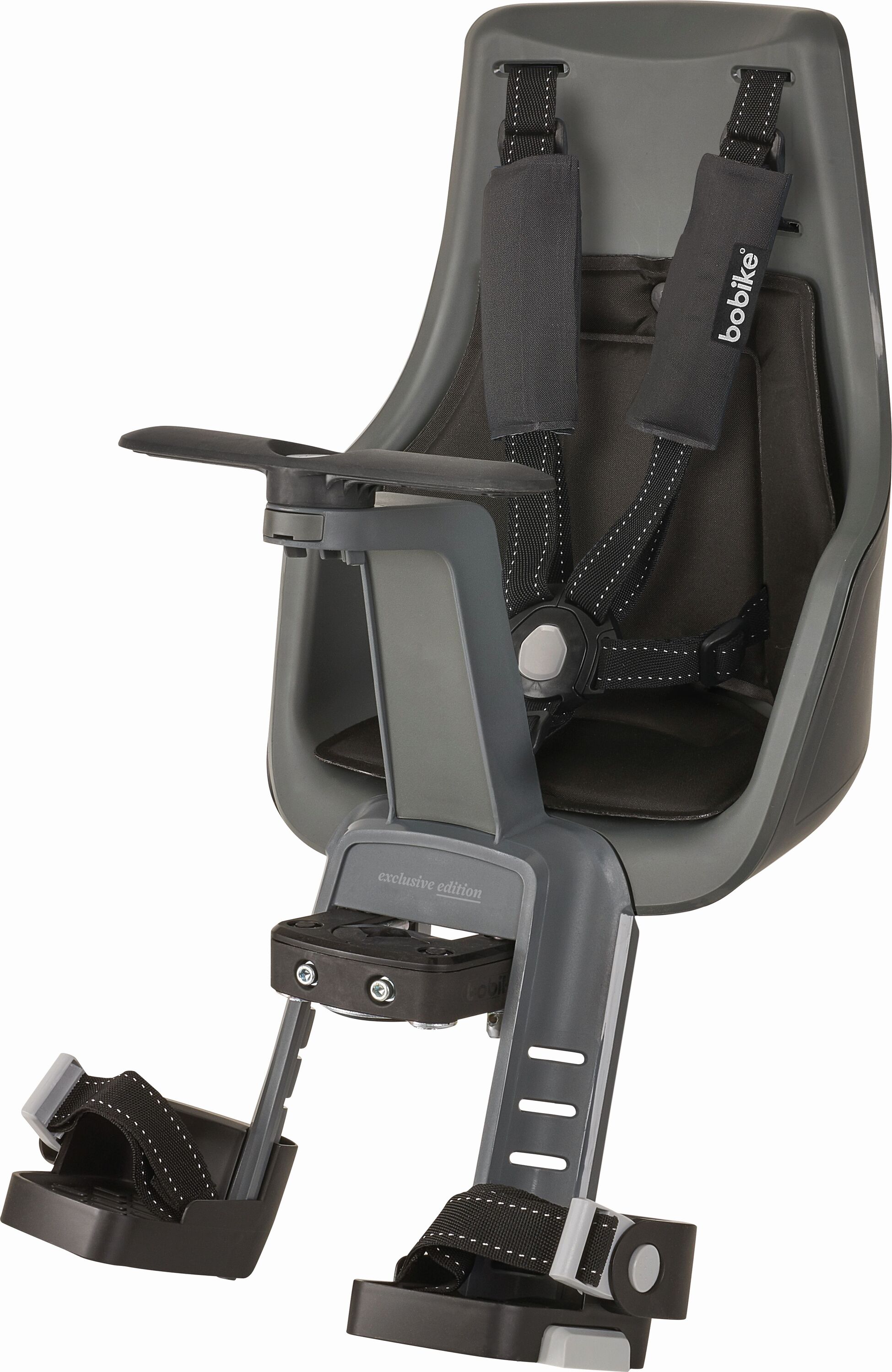 Fahrrad-Sicherheitssitz f&uuml;r Kinder Mini EXCLUSIVE Plus, Urban Grey - Bild 1