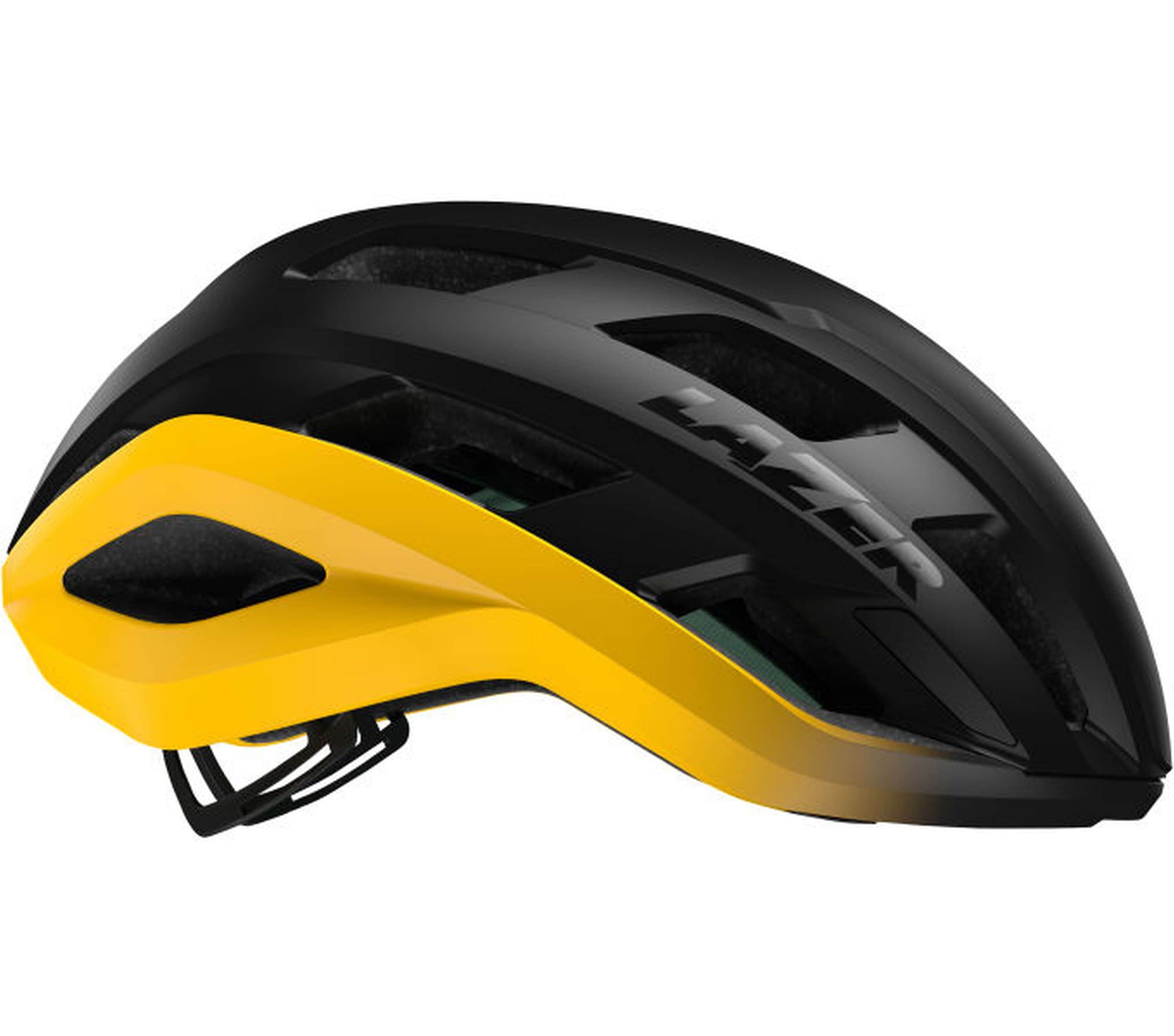 LAZER Rennrad/Gravel-Helm Strada KinetiCore,  Black Maple Yellow - Bild 1