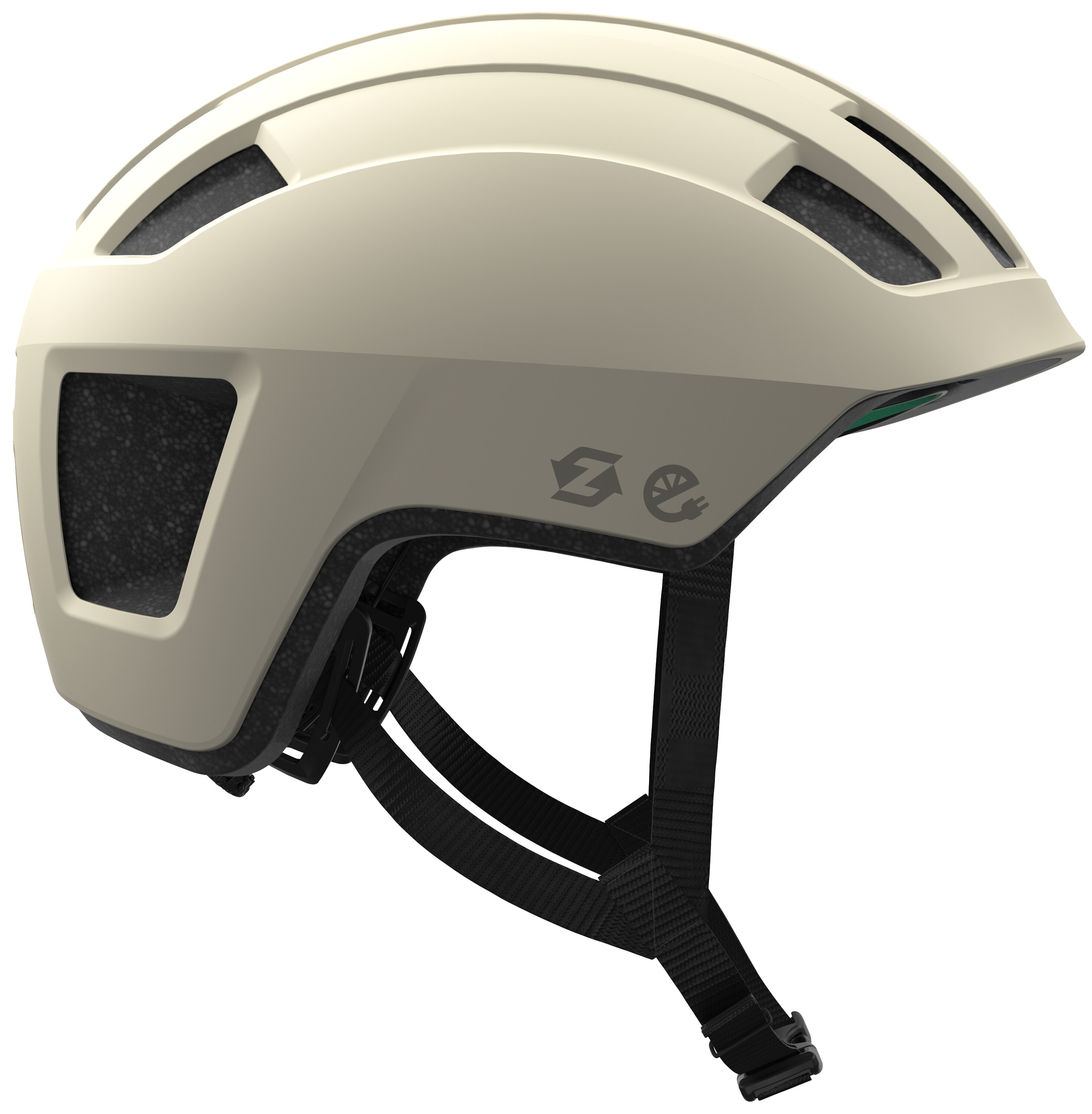 LAZER Fahrradhelm Verde KinetiCore, Matte White Stone - Bild 1