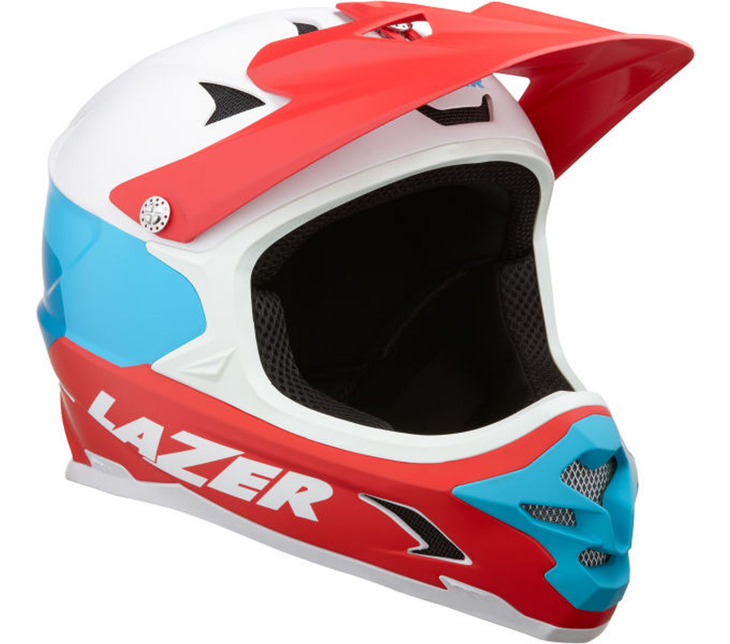 LAZER Full Face Helm Phoenix+, White Blue Red - Bild 1