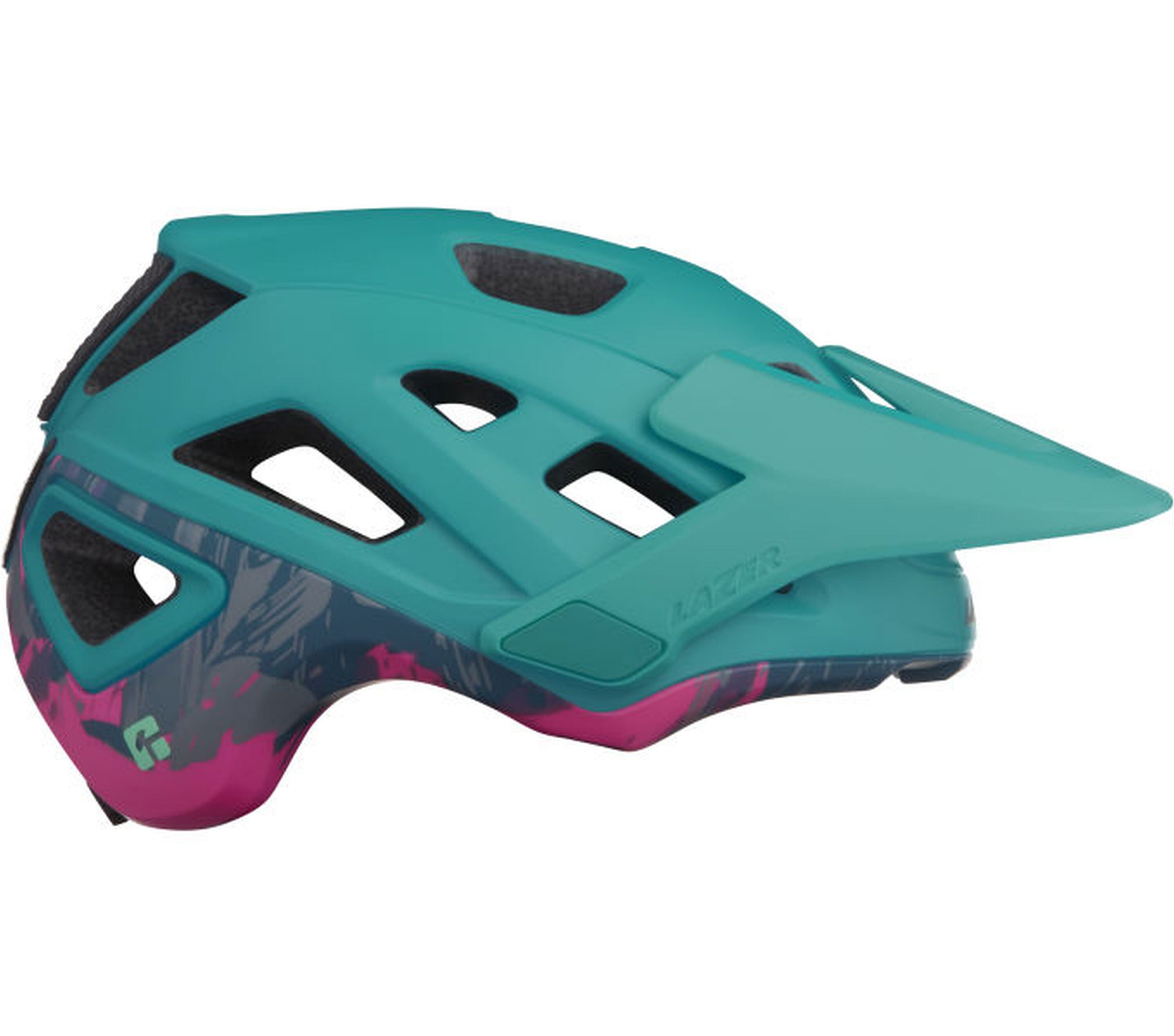 LAZER MTB-Helm Jackal KinetiCore, Matte Turquoise - Bild 1