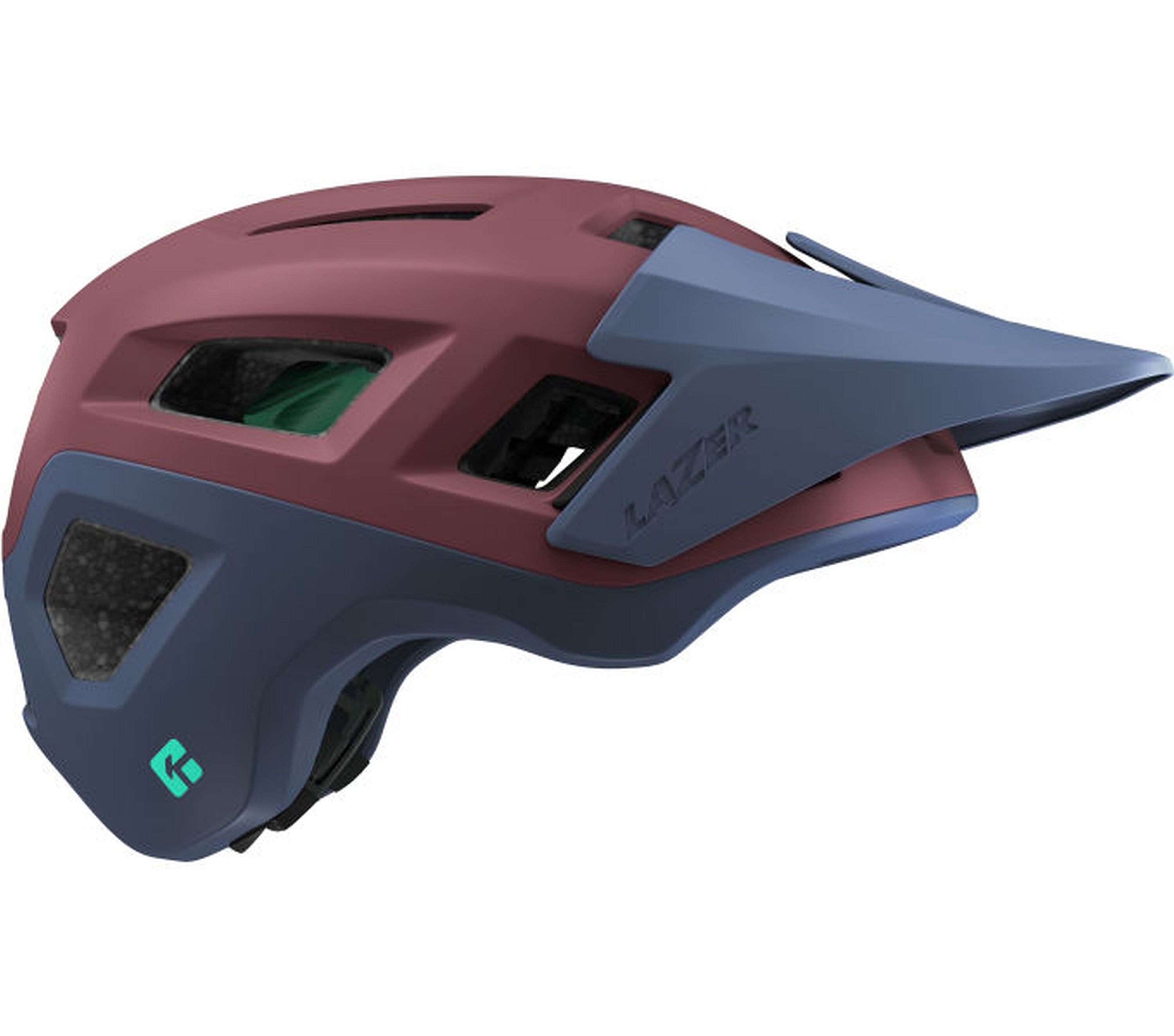 LAZER MTB-Helm Coyote KinetiCore,  Cosmic Berry Blue - Bild 1