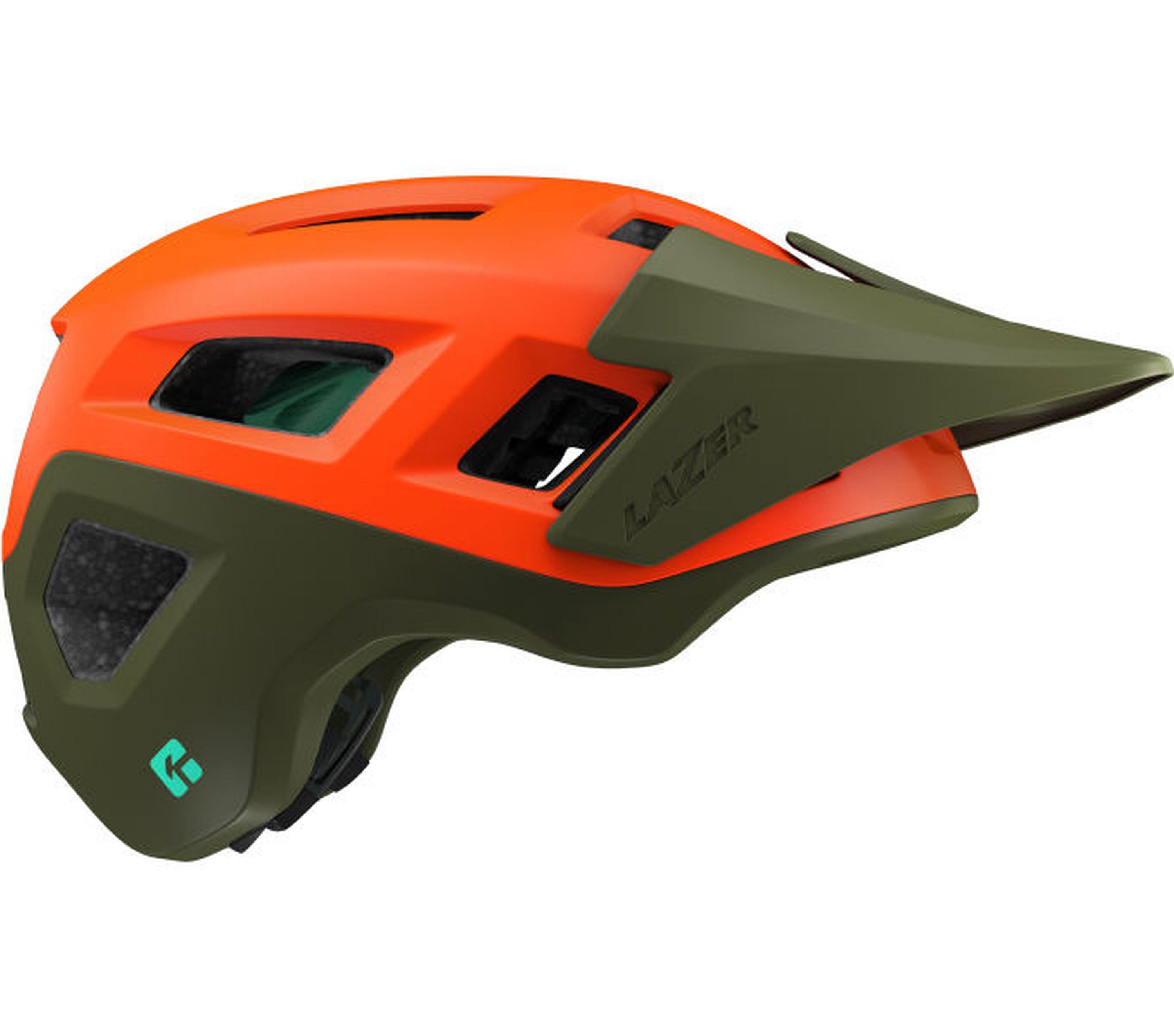 LAZER MTB-Helm Coyote KinetiCore, Orange Green - Bild 1