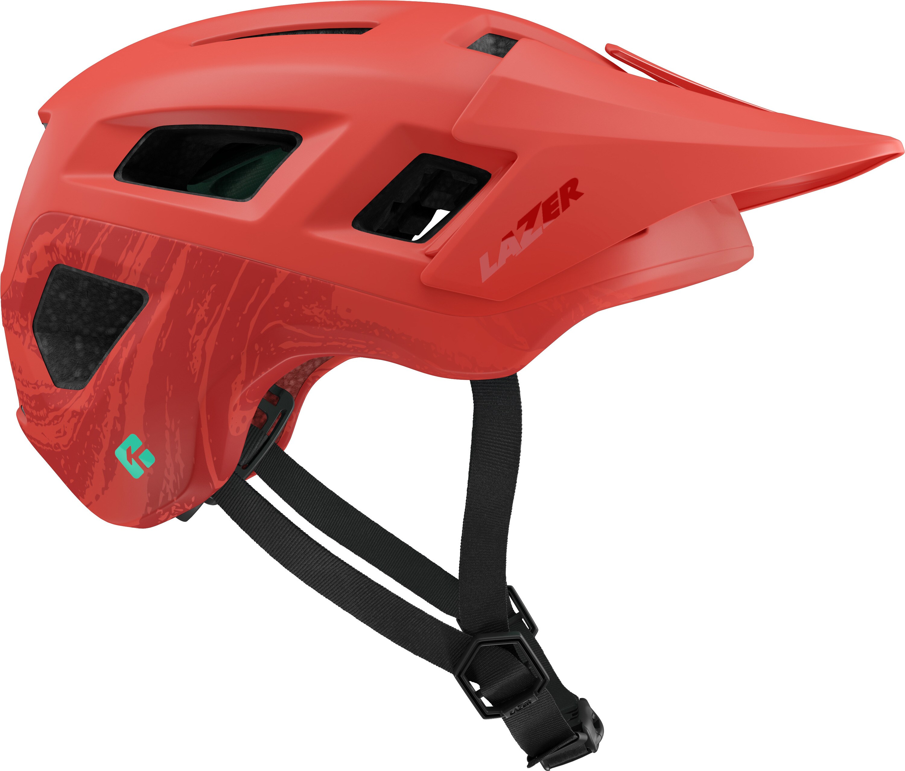 LAZER MTB-Helm Coyote KinetiCore, Matte Tangerine - Bild 1