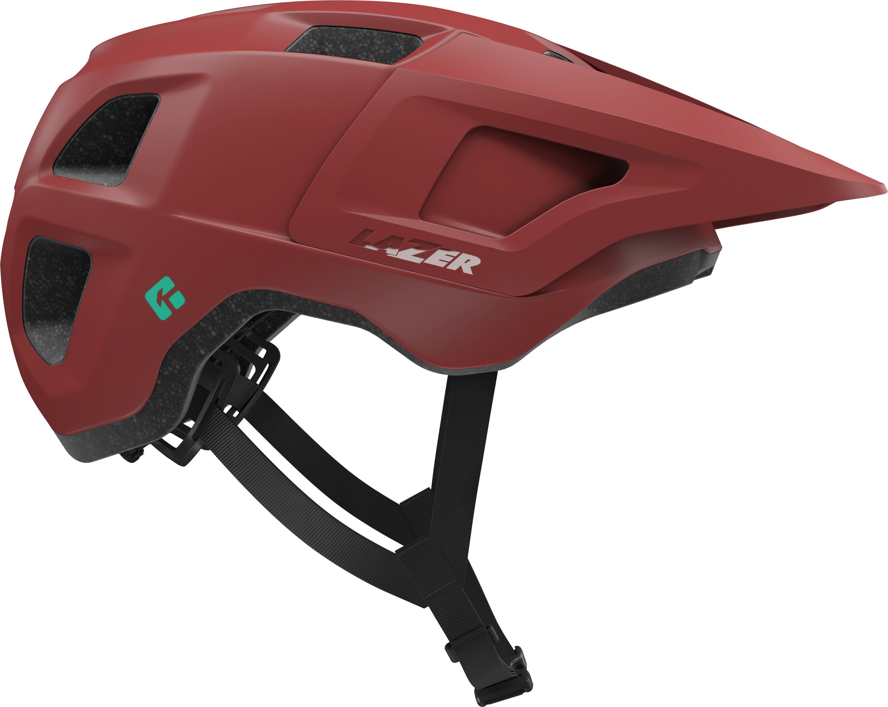 LAZER Fahrradhelm Lupo KinetiCore, Matte Maroon - Bild 1