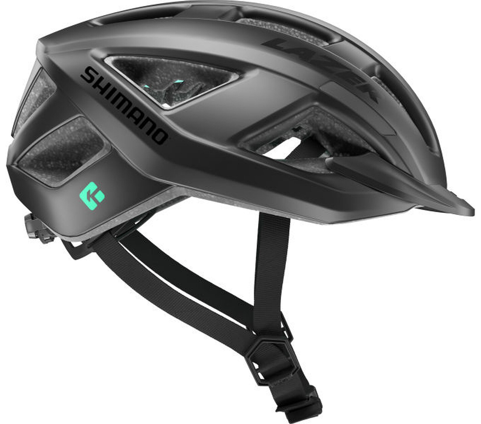 LAZER Fahrradhelm Cerro KinetiCore, Matte Black Shimano Edition