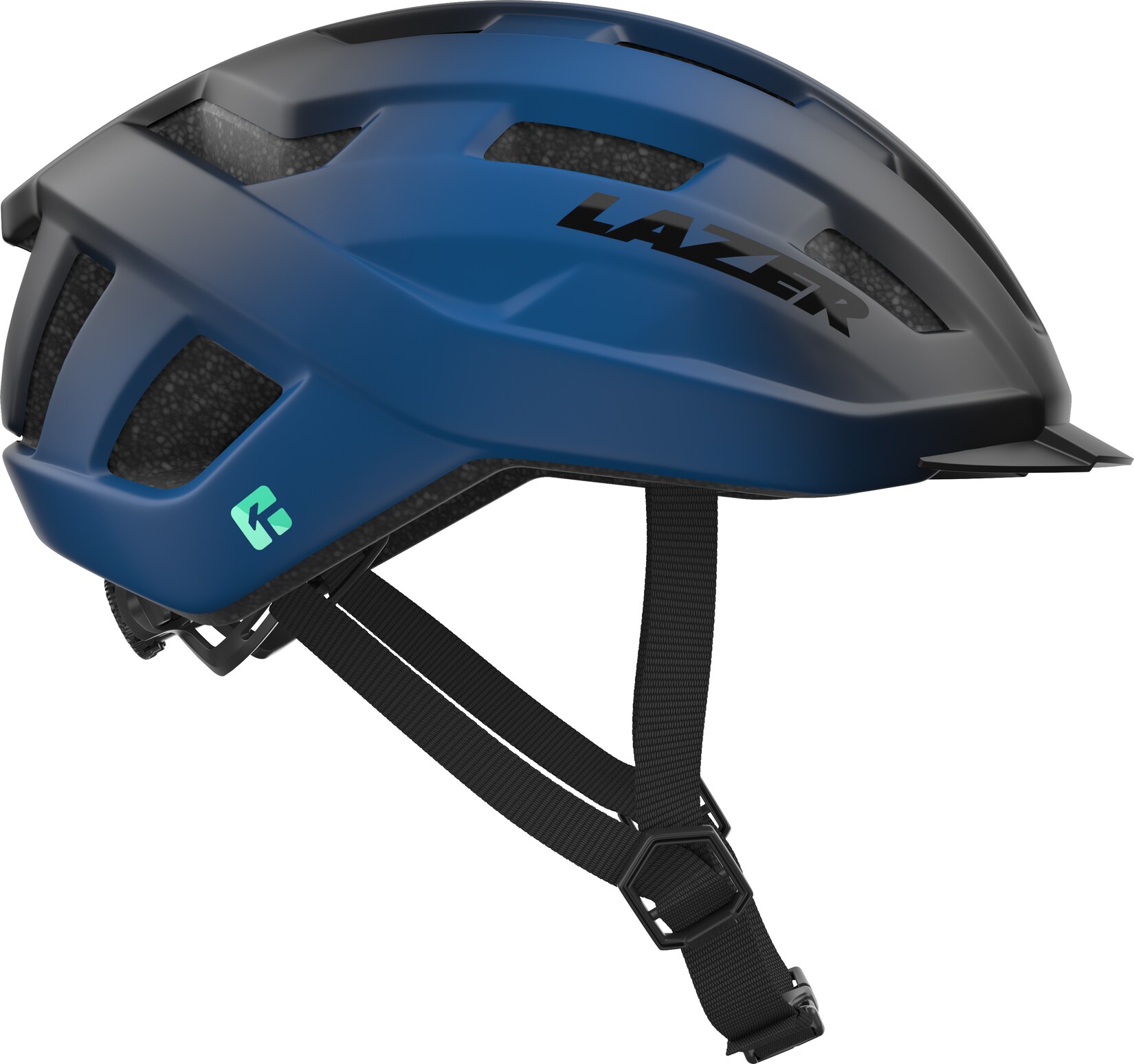 LAZER City-Helm Codax KinetiCore, blau/schwarz