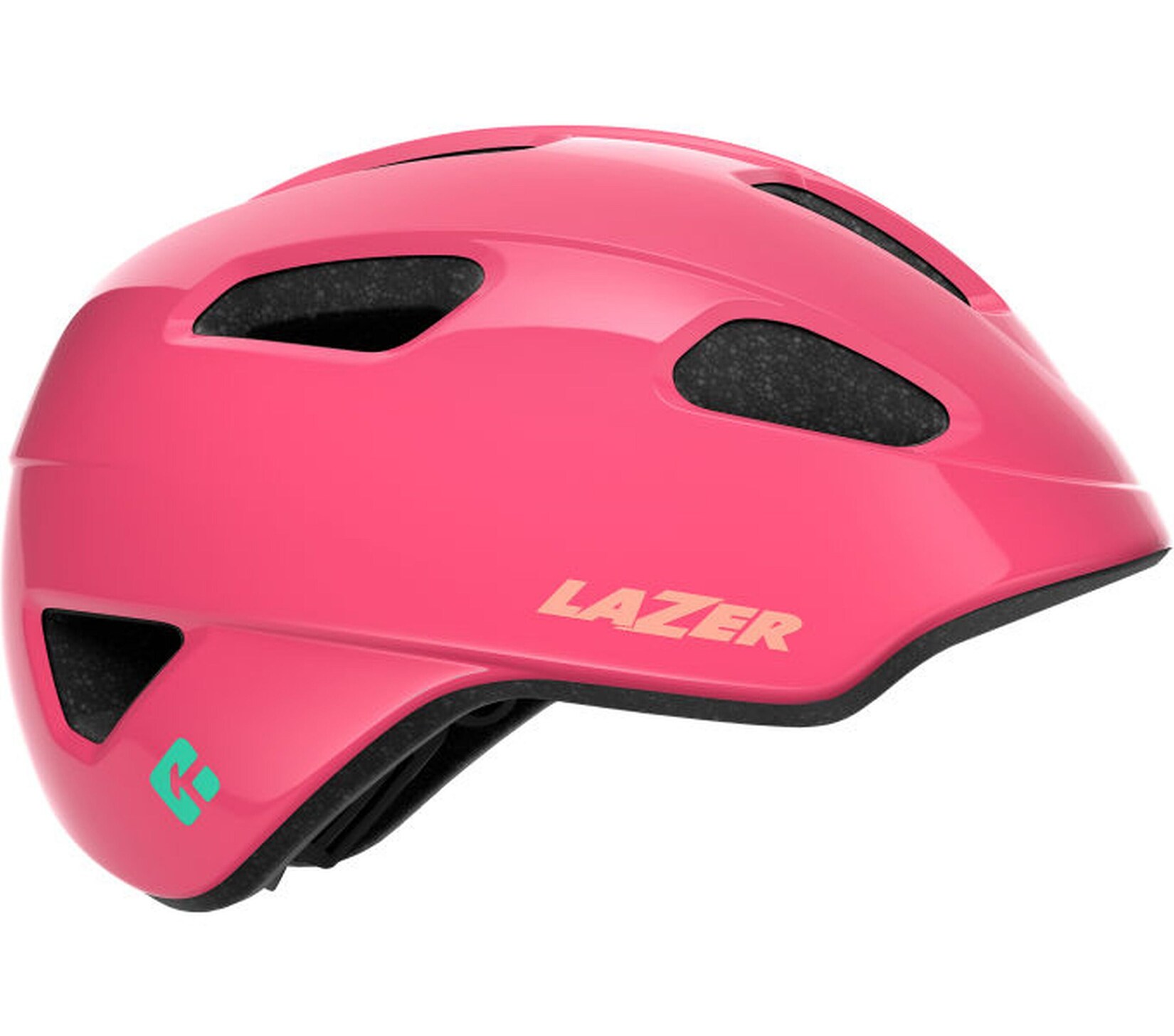 LAZER Kinder-Fahrradhelm PNut KinetiCore, Fuchsia | 05400974018820