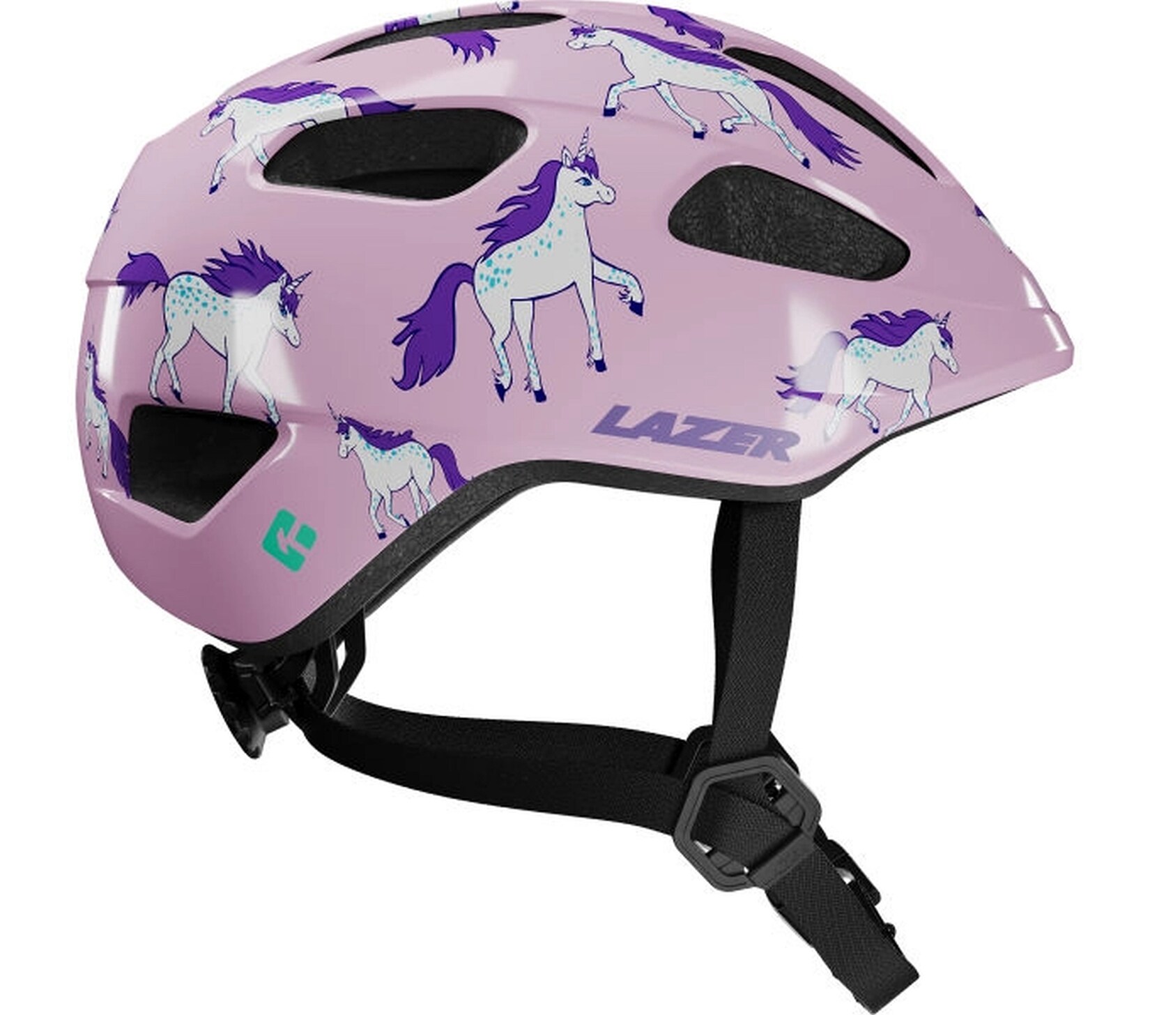 LAZER Kinder-Fahrradhelm Nutz 2.0 KinetiCore, Unicorns | 05400974036749