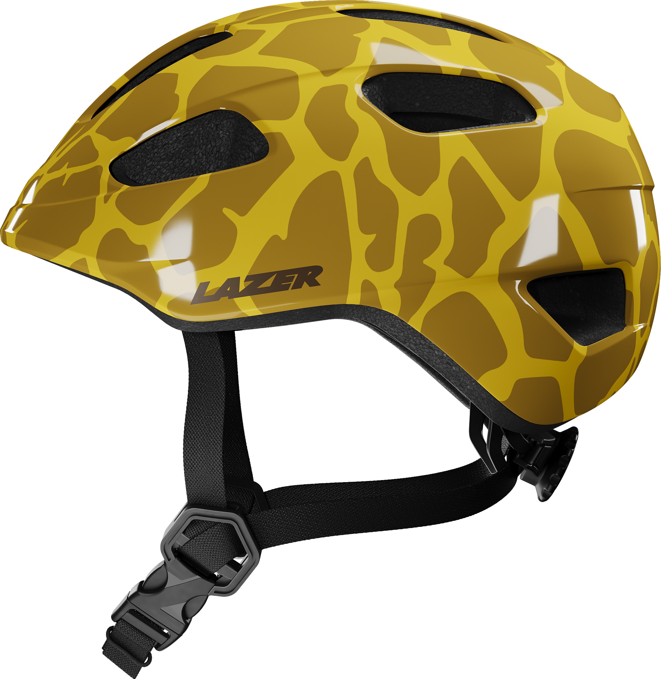 LAZER Kinder-Fahrradhelm Pnut 2.0 KinetiCore, Golden Giraffe - Bild 1