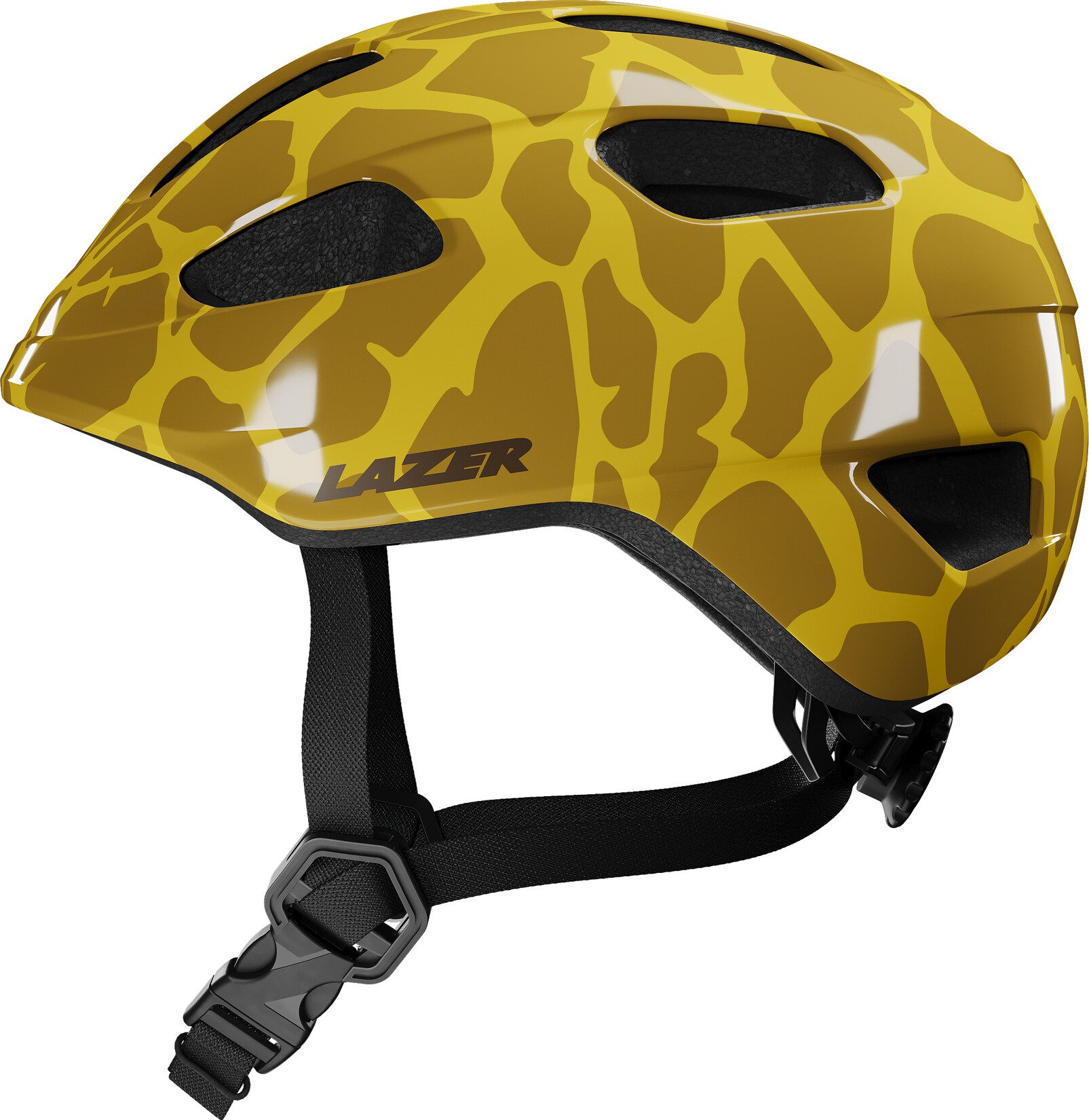 LAZER Kinder-Fahrradhelm Pnut 2.0 KinetiCore, Golden Giraffe