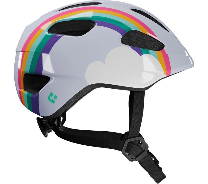 LAZER Kinder-Fahrradhelm Pnut 2.0 KinetiCore, Rainbow - Bild 1