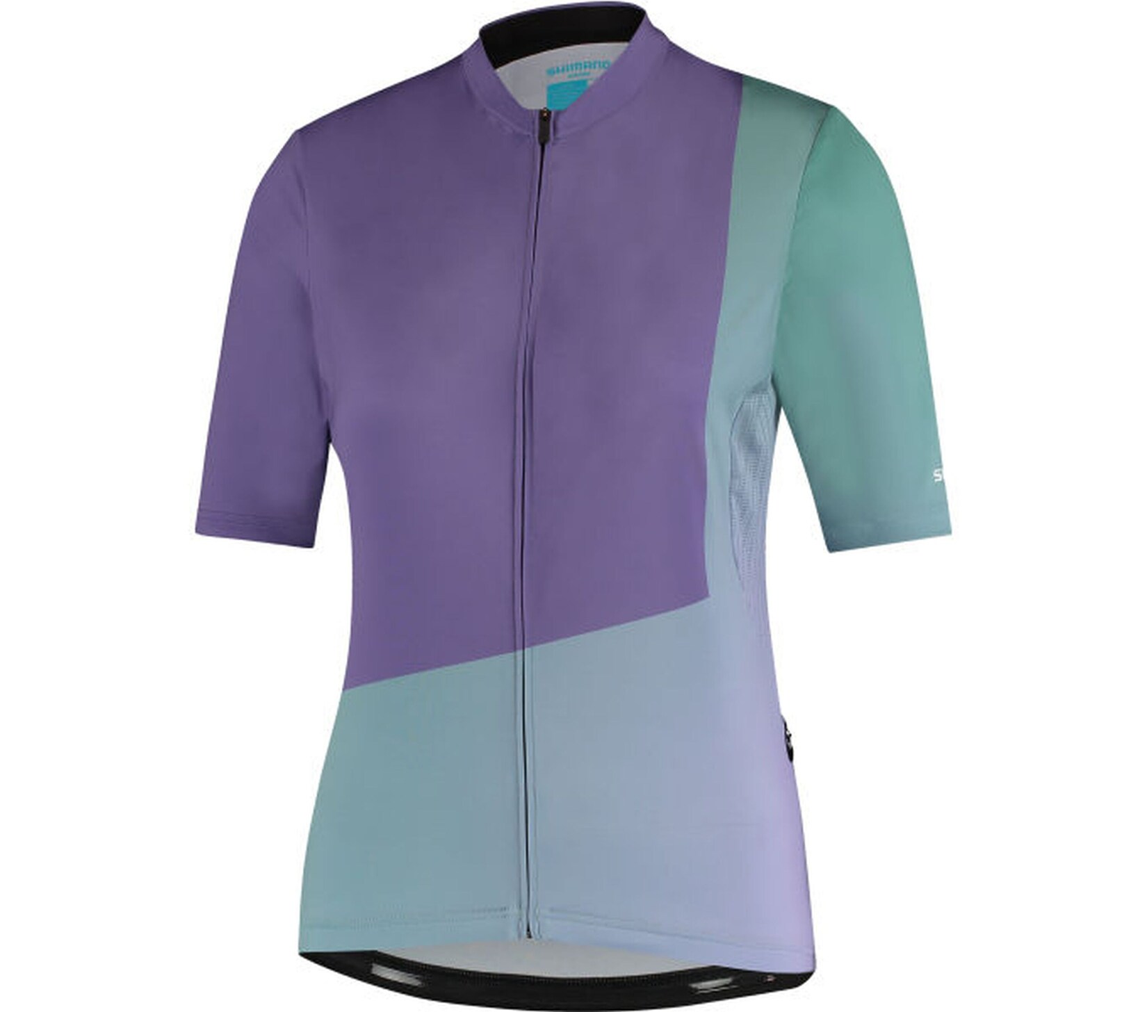 Woman's SUMIRE Short Sleeve Jersey, Purple Green