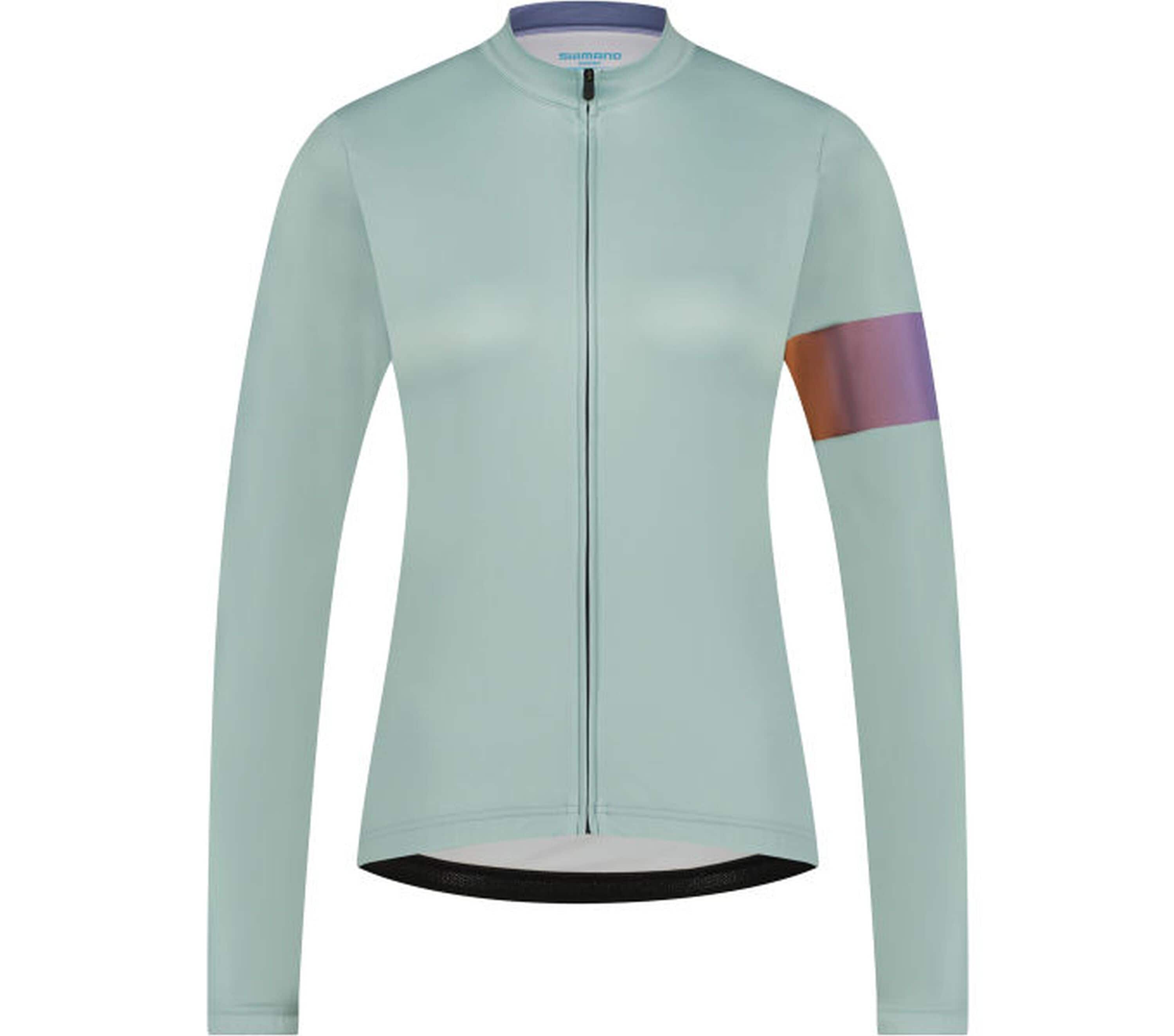 Woman's KAEDE Long Sleeve Jersey Printed, Restore Green - Bild 1