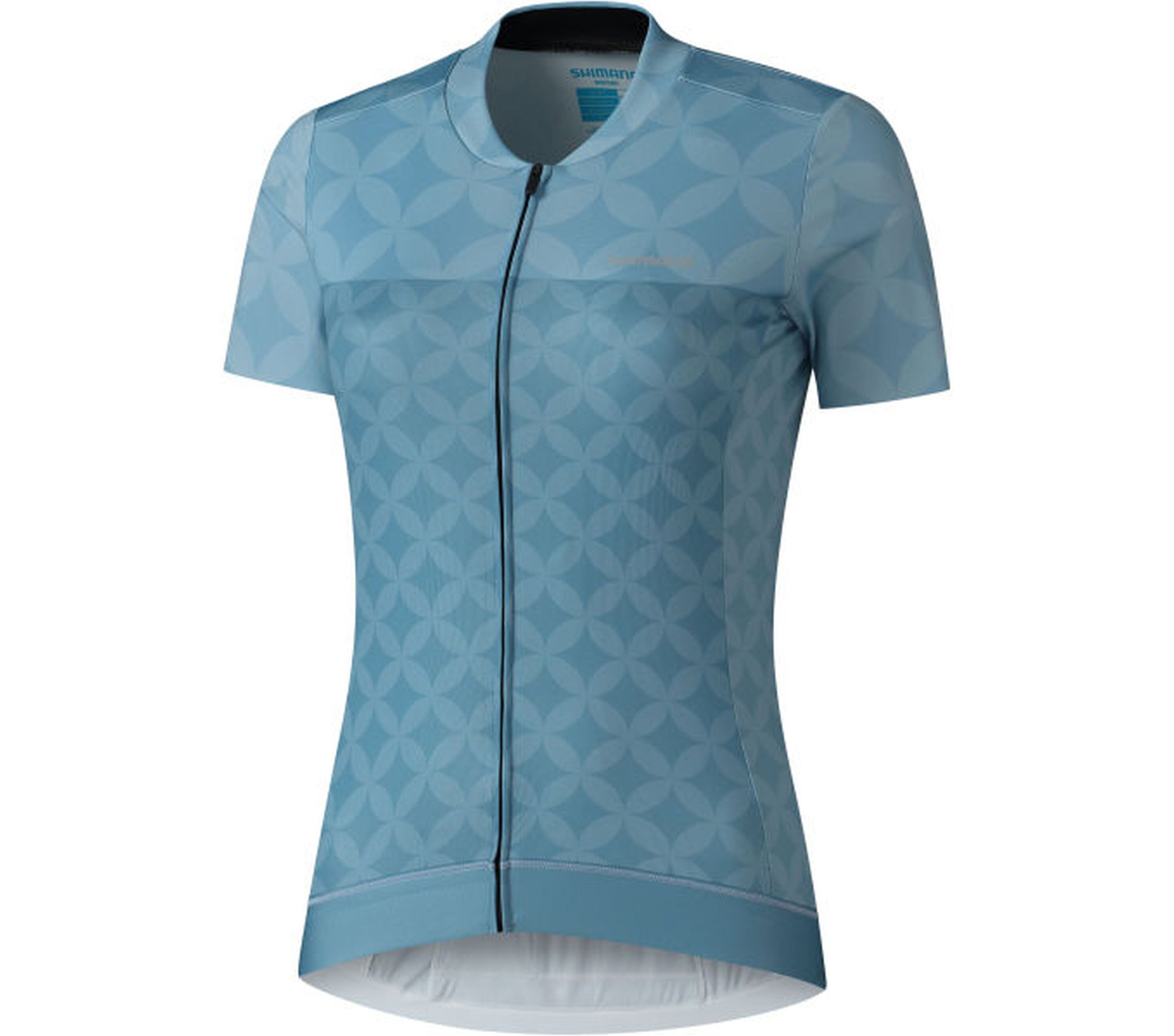 W's SAGAMI Short Sleeve Zip Jersey, Aqua Blue - Bild 1