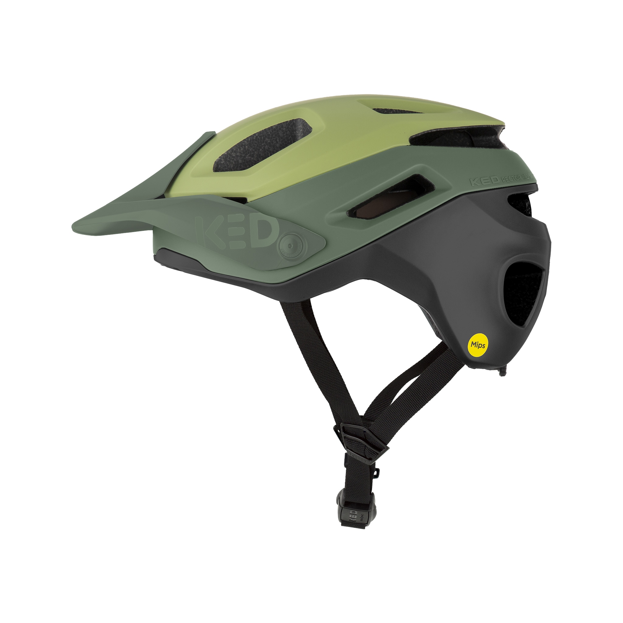 KED MTB Fahrradhelm Pector ME-1, OLIVE MATT - Bild 1