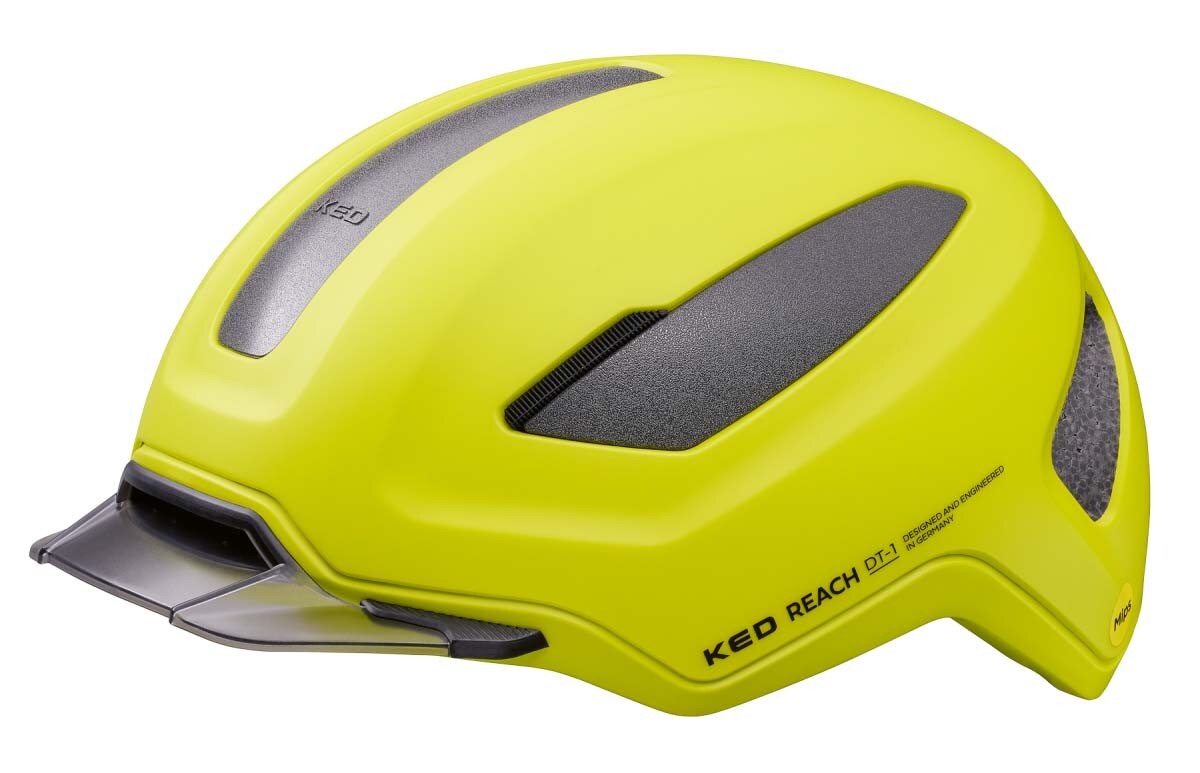 KED Fahrradhelm REACH DT1, gelb