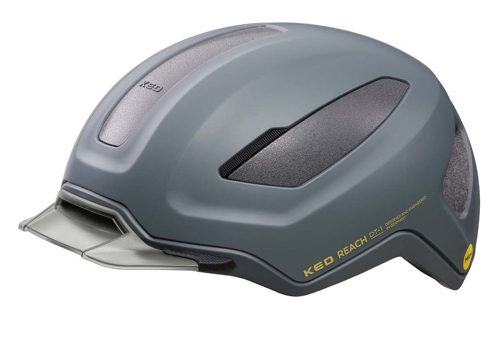 KED Fahrradhelm REACH DT1, grau