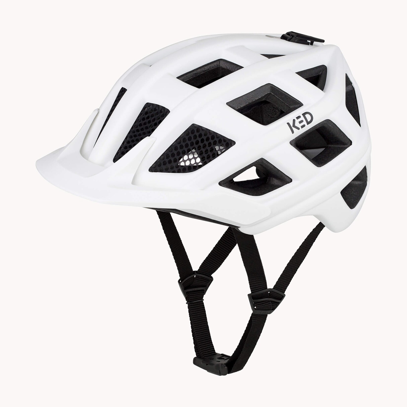 KED MTB Fahrradhelm Crom, weiß