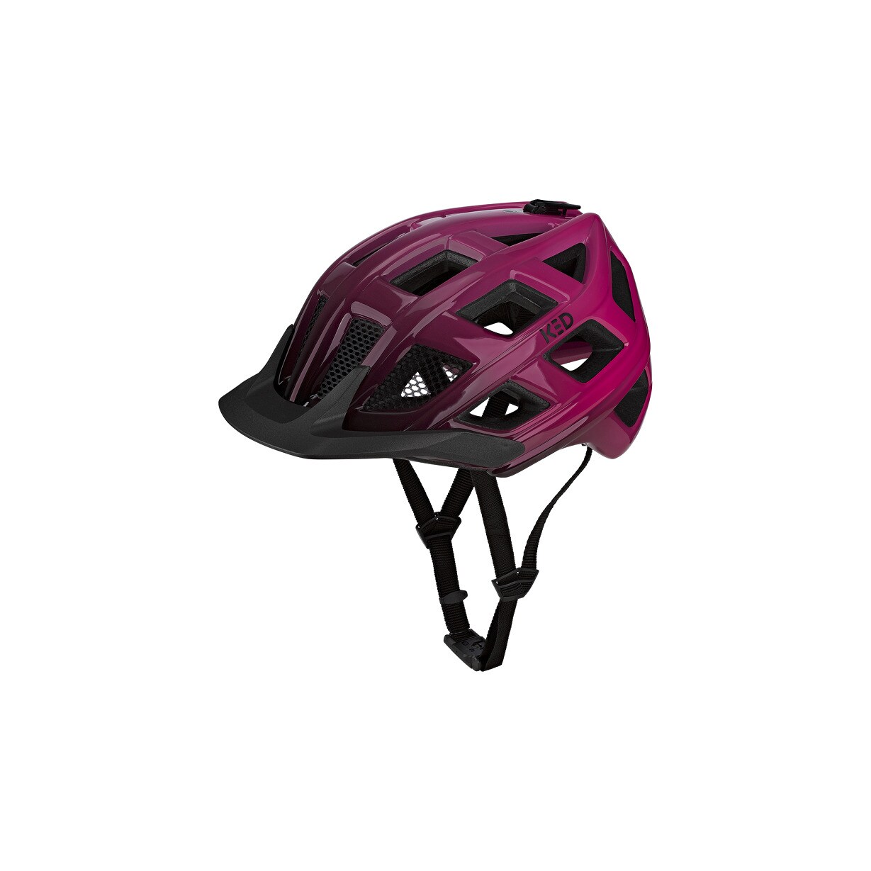 KED MTB Fahrradhelm Crom, pink/schwarz - Bild 1