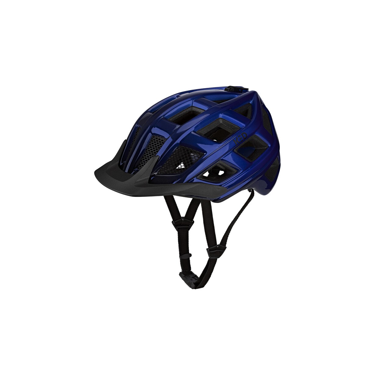 KED MTB Fahrradhelm Crom, blau - Bild 1