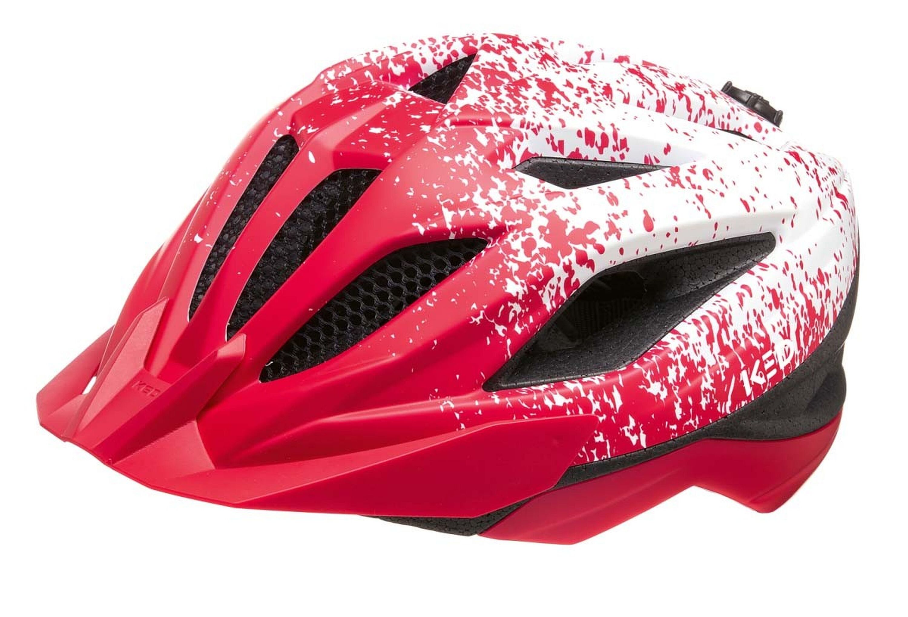 KED Kinderhelm  Street Jr. Pro, pink-wei&szlig; - Bild 1