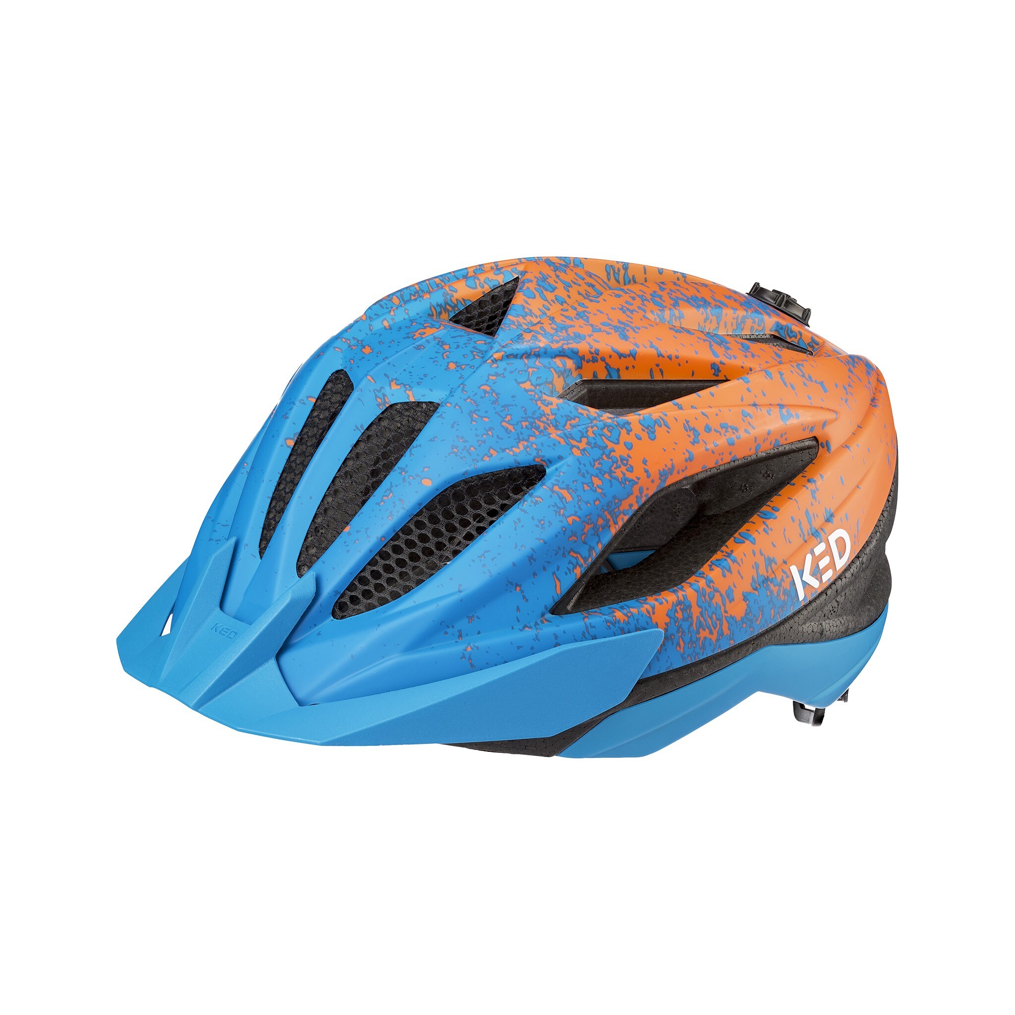 KED Kinderhelm Street Jr. Pro, blue orange matt