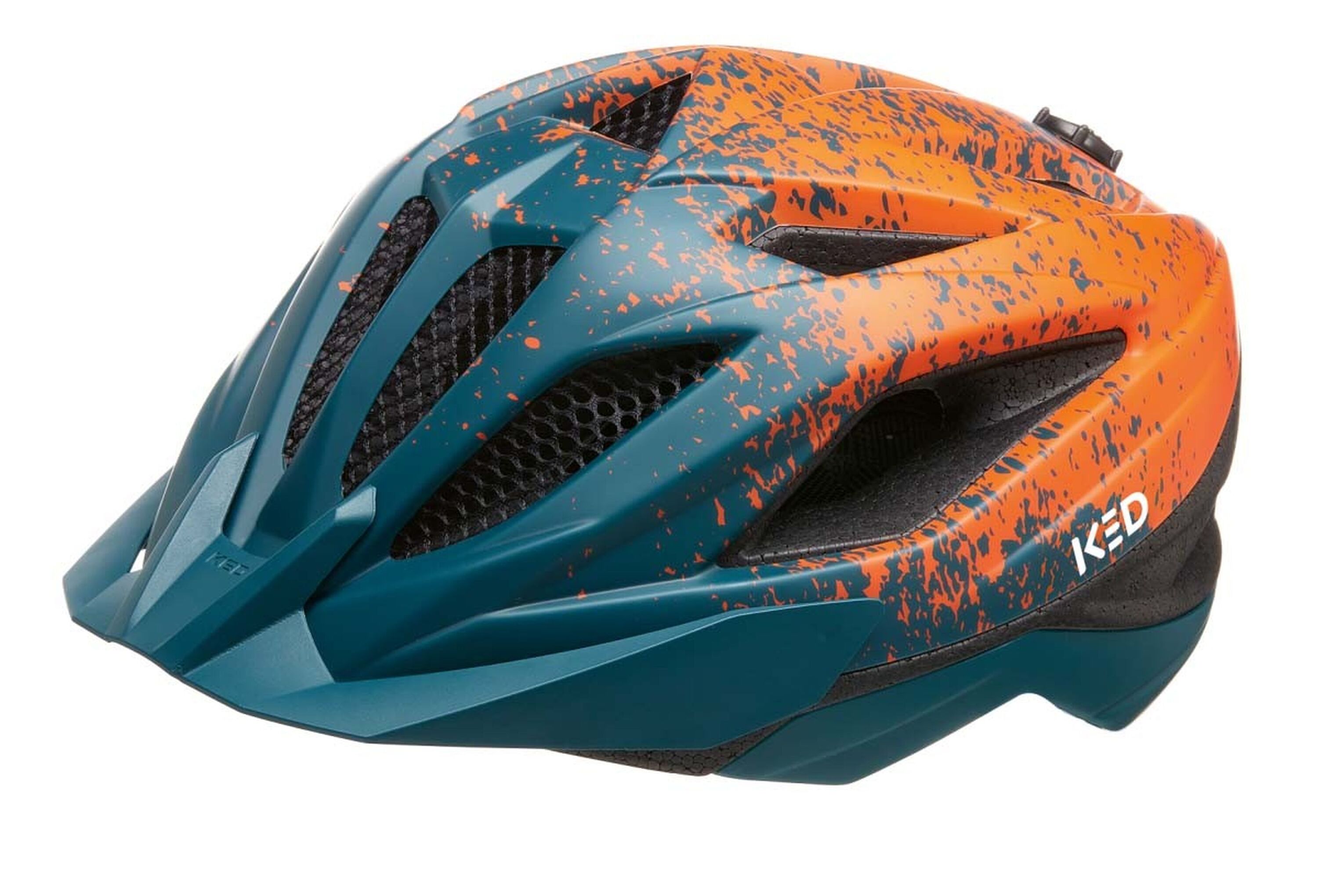 KED Kinderhelm  Street Jr. Pro, arcadia green orange - Bild 1