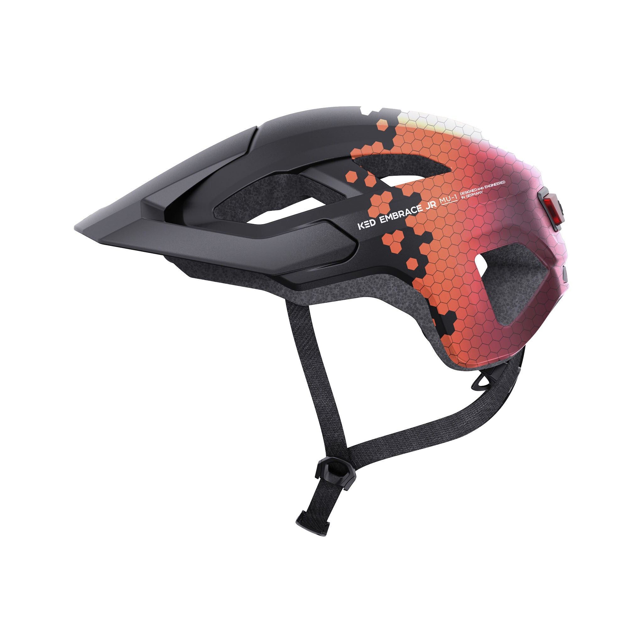 KED Kinder - Fahrradhelm Embrace Jr., schwarz/braun - Bild 1