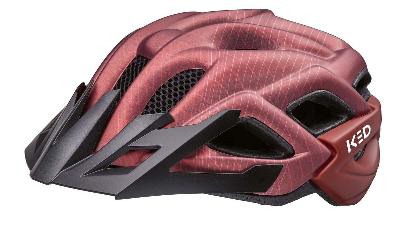 KED Kinder-Fahrradhelm STATUS JR., rot