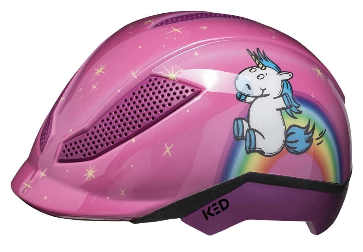 KED Kinder Fahrrad/Reithelm  PINA C&R, UNICORN - Bild 1