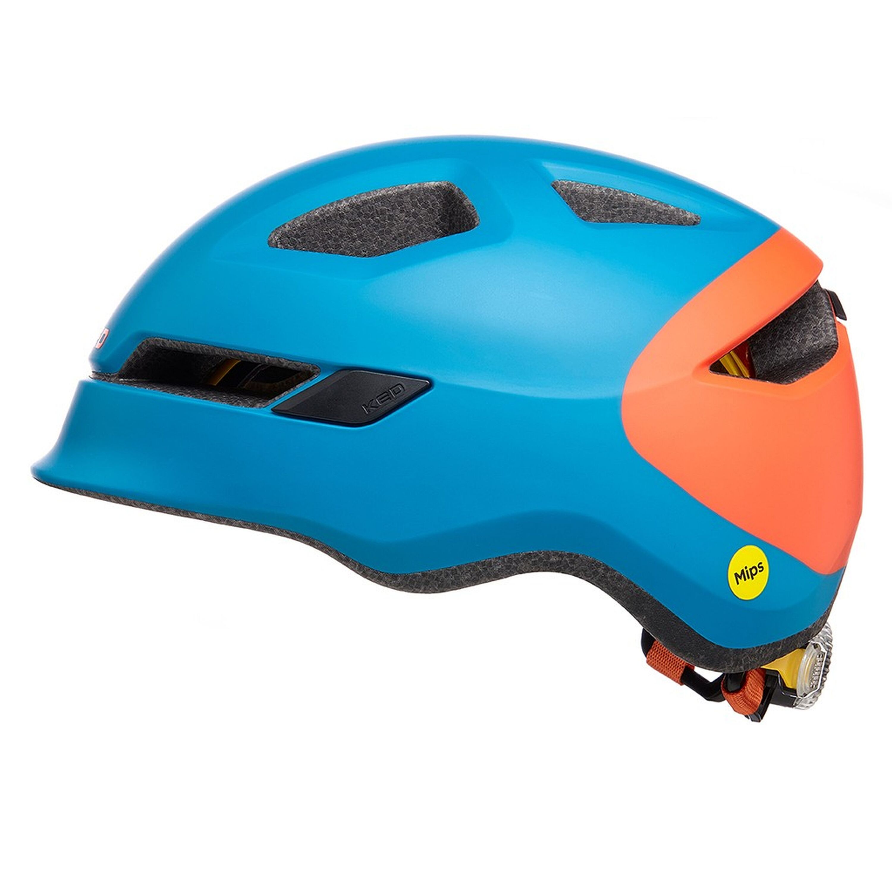 KED Kinder- Fahrradhelm  POP 2.0  MIPS, petrol-orange - Bild 1