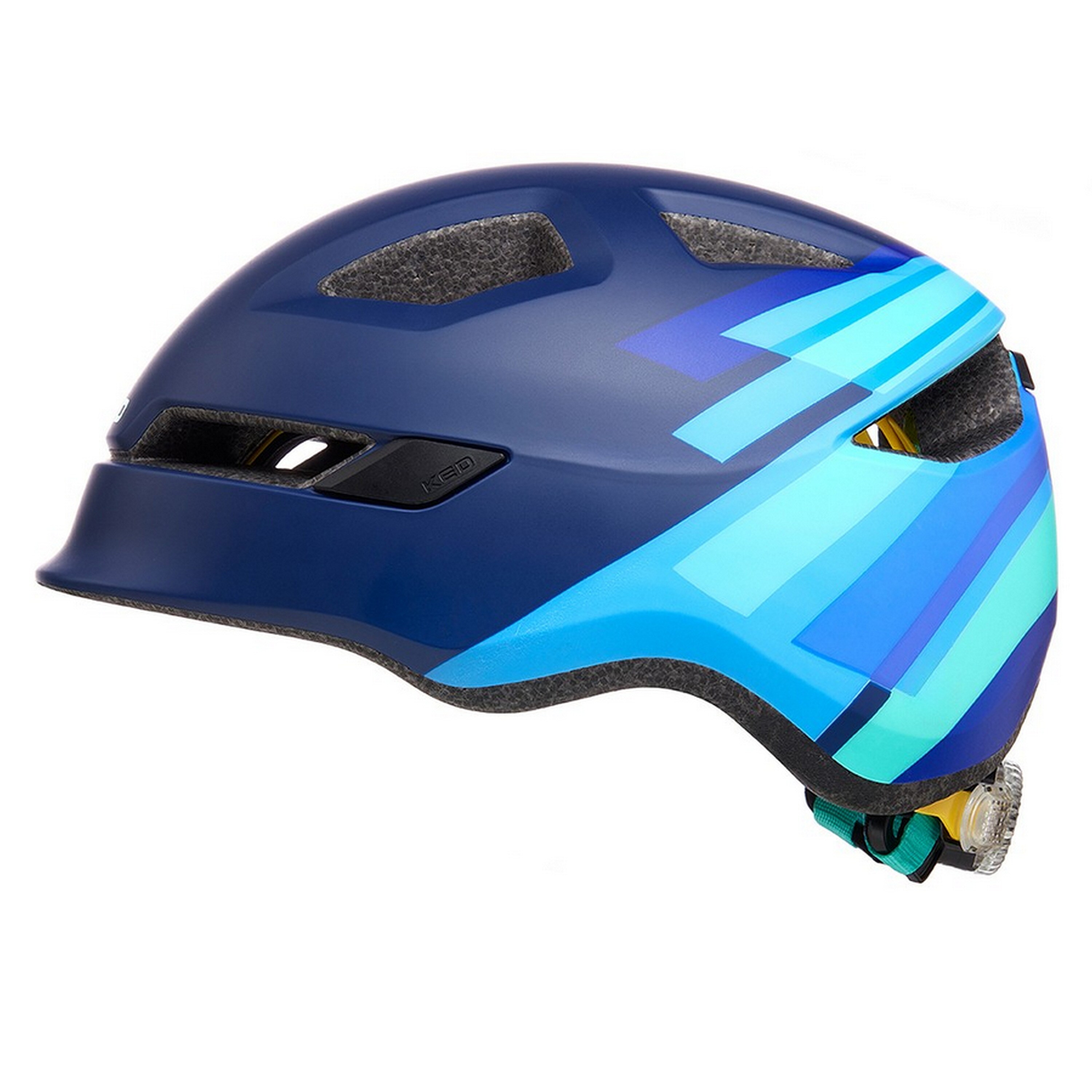 KED Kinder - Fahrradhelm POP II Lite, blau - Bild 1
