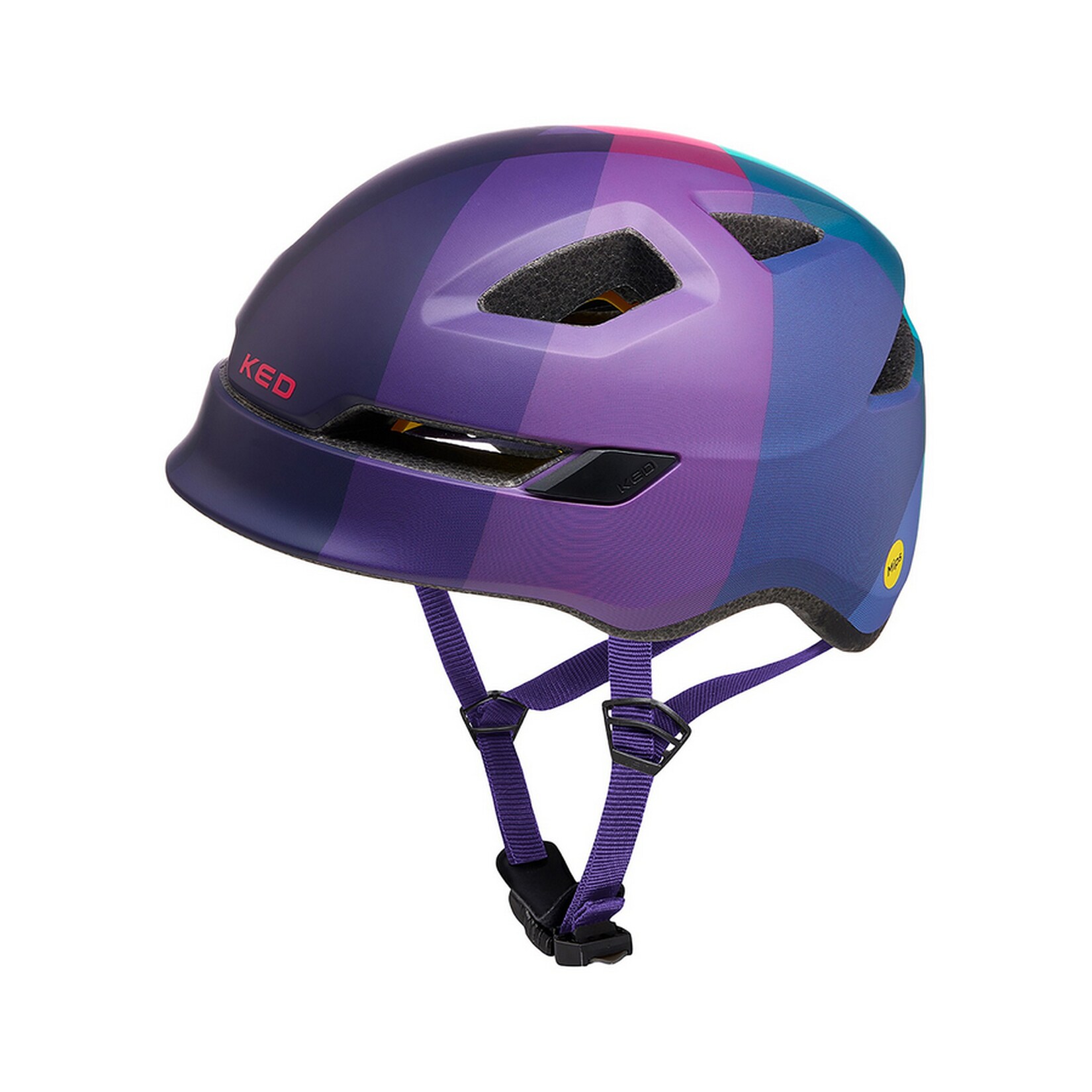 KED Kinder- Fahrradhelm  POP 2.0 LITE , lila | 04036638097965