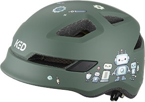 KED Kinder - Fahrradhelm POP II Lite, ROBOT - Bild 1
