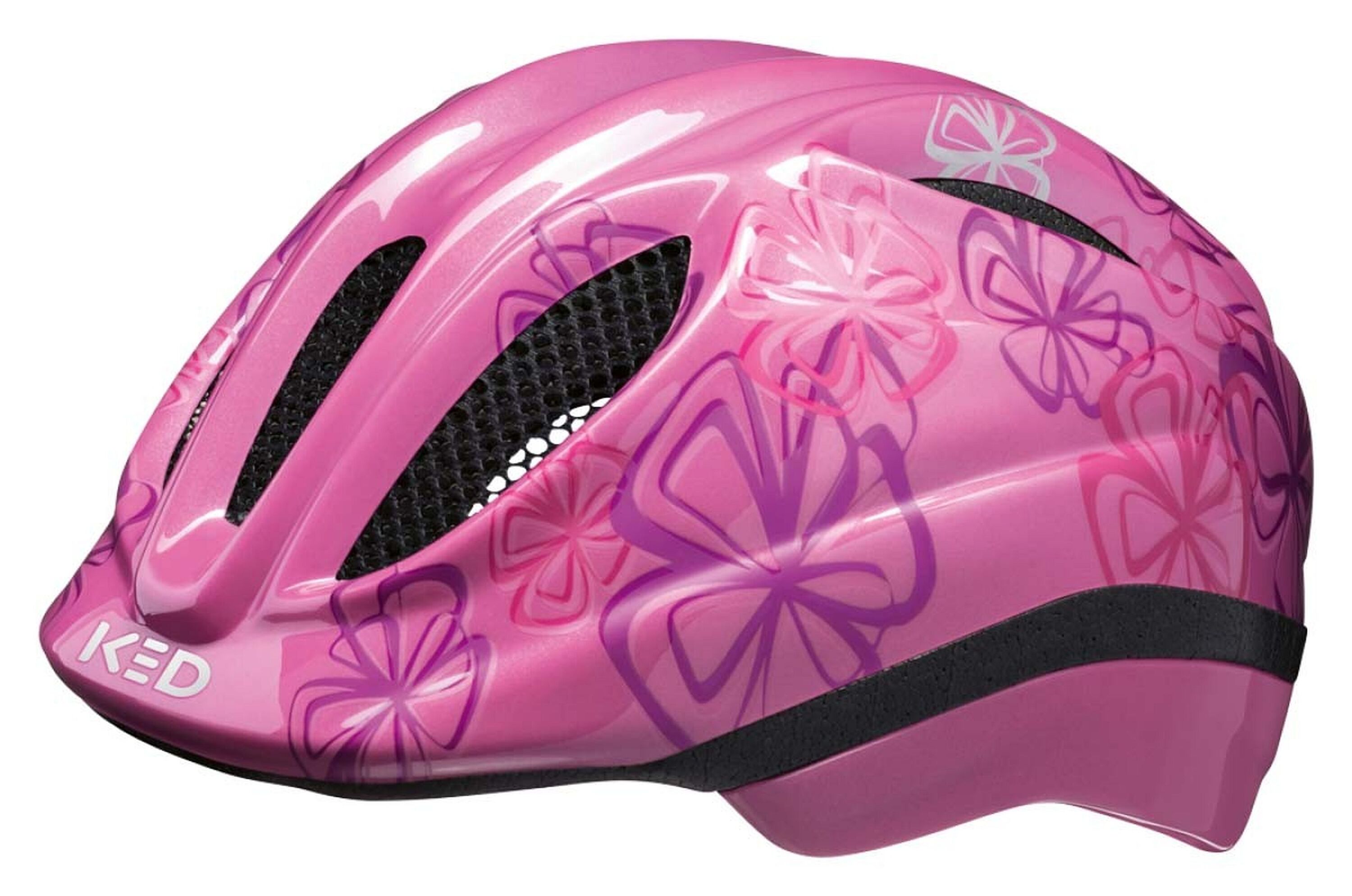 KED Kinderhelm  MEGGY II TREND, pink flower - Bild 1