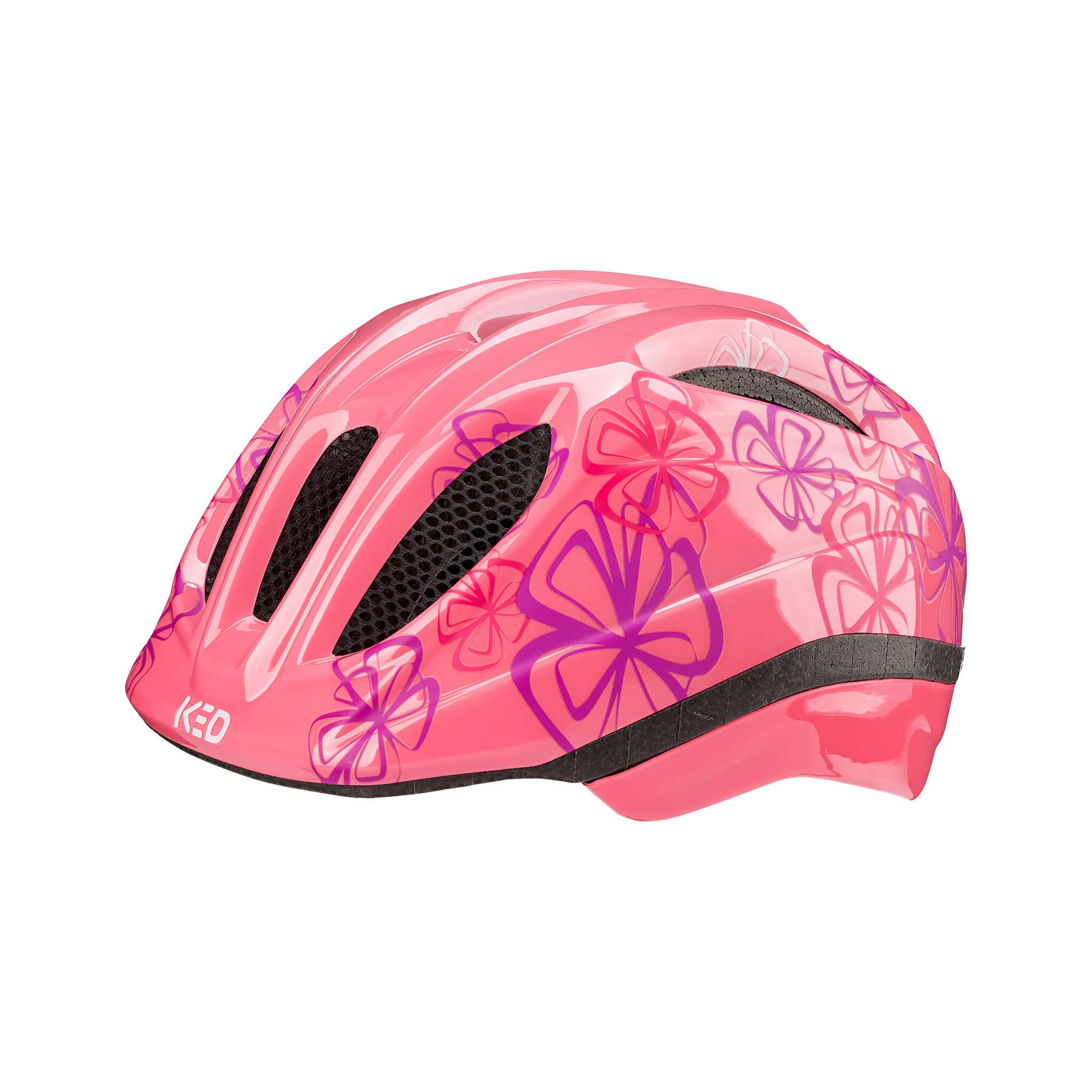 KED Kinderhelm  MEGGY II TREND, Soft Pink Flower Gloss - Bild 1