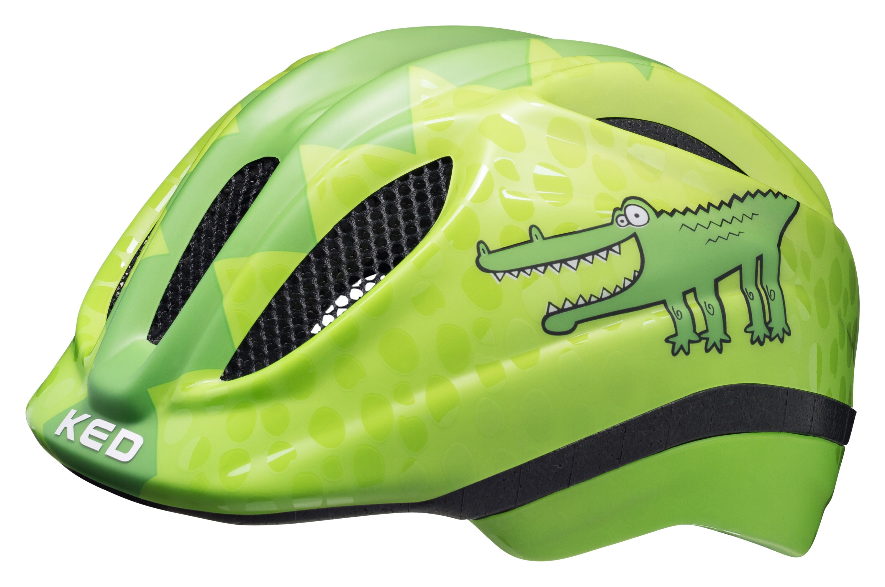 KED Kinderhelm  MEGGY II TREND, GREEN CROCO GLOSSY - Bild 1