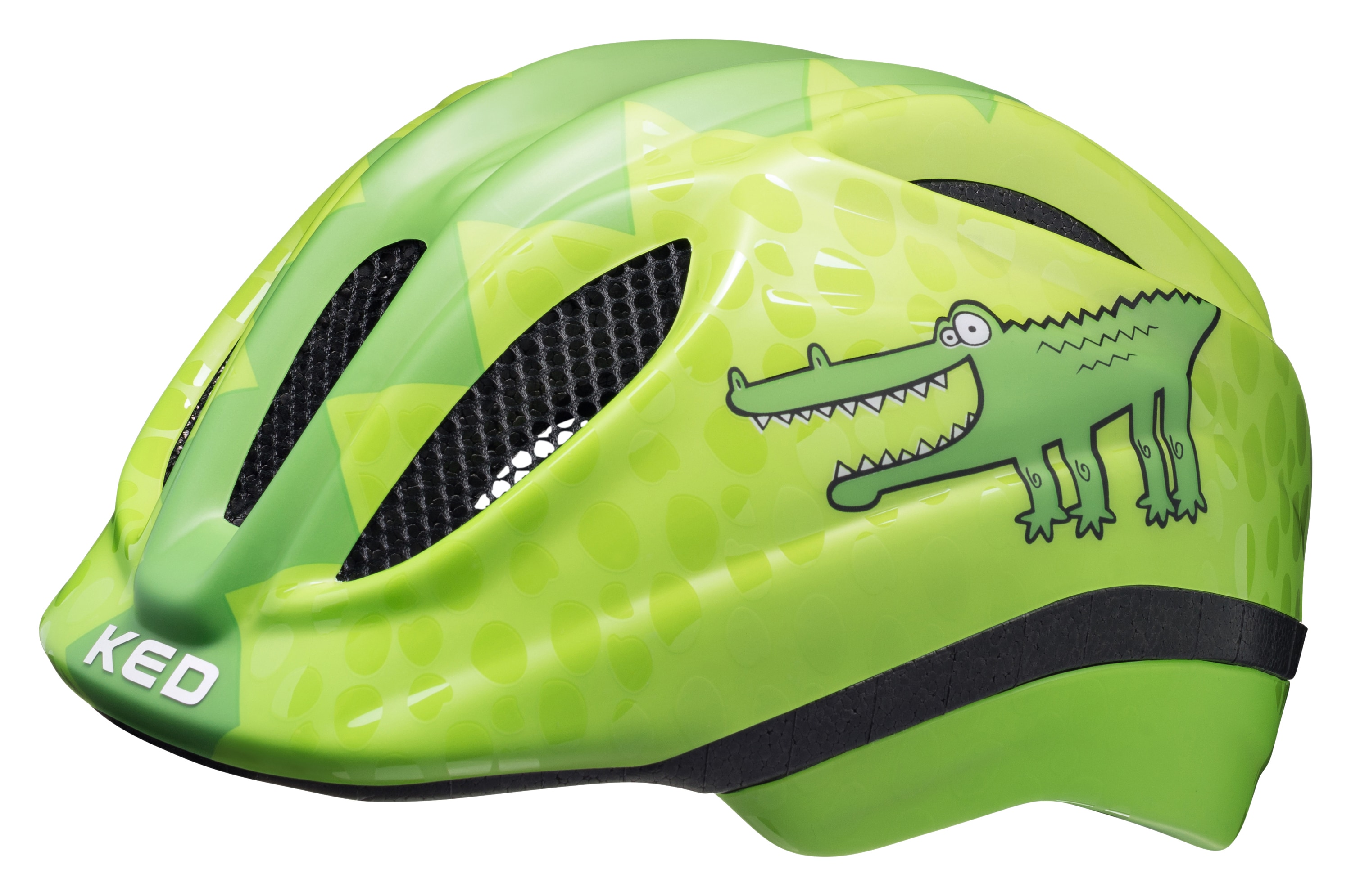 KED Kinderhelm  MEGGY II TREND, GREEN CROCO GLOSSY - Bild 1