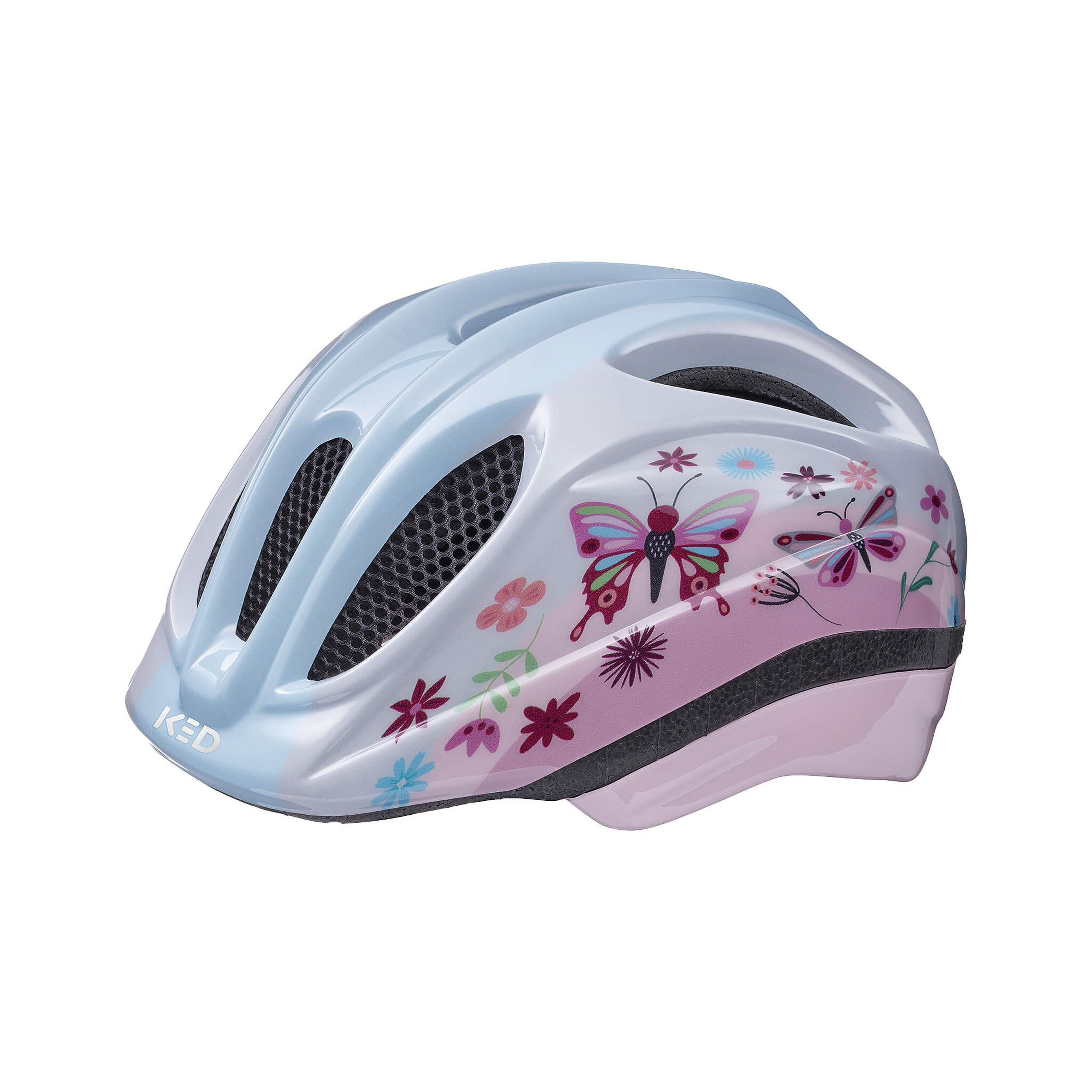 KED Kinderhelm  MEGGY II TREND, Butterfly Glossy - Bild 1