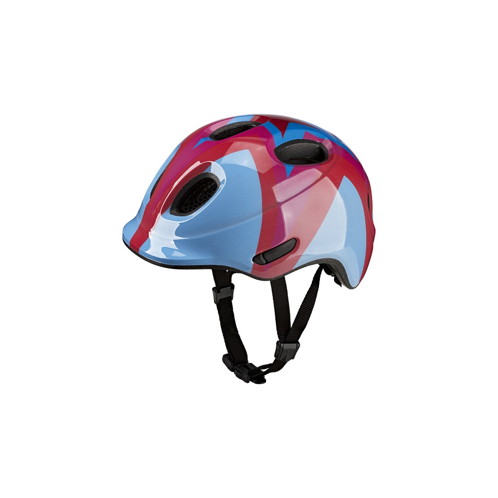 KED Kinderhelm  MEGGY SPARK  Starburst Blue Red - Bild 1