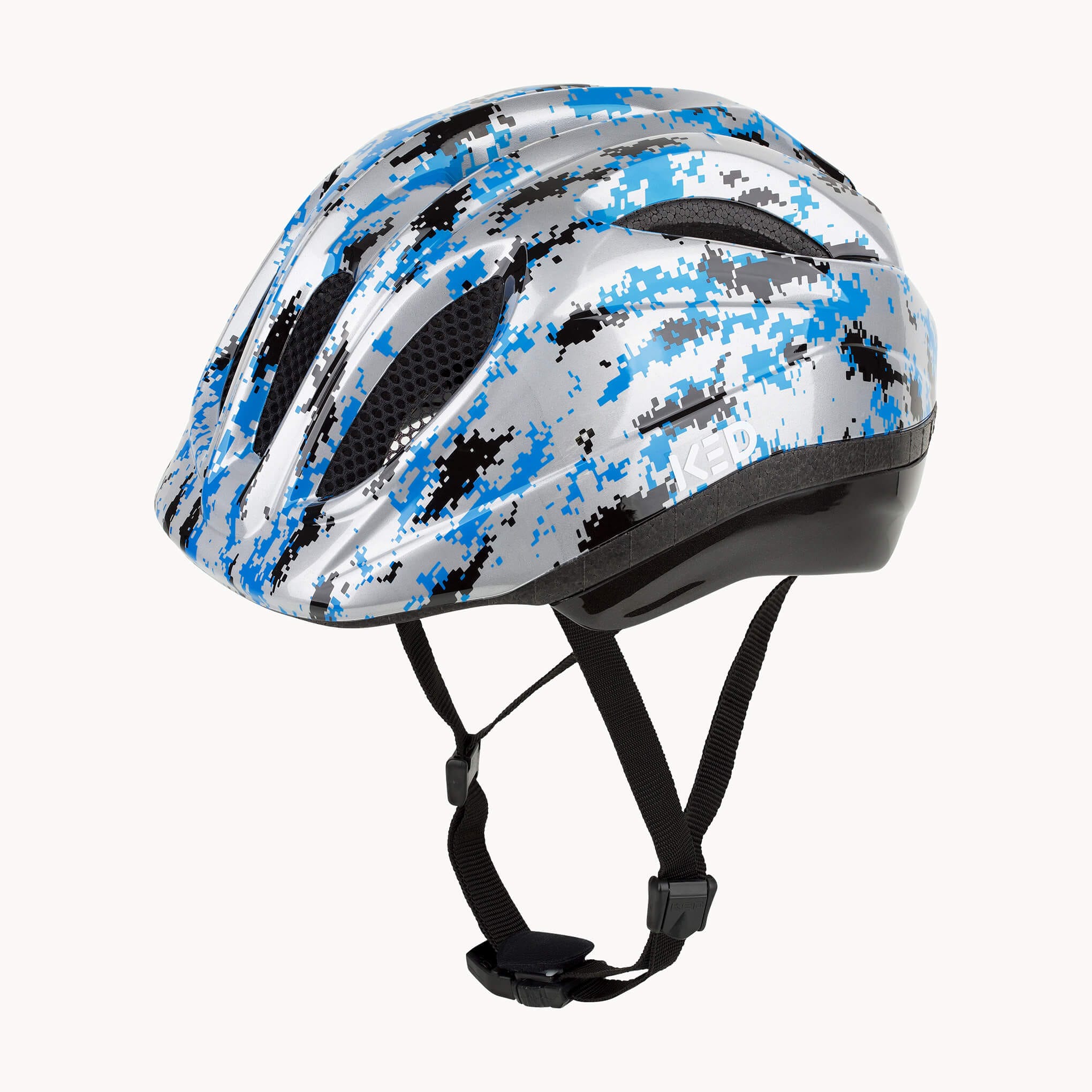 KED Kinderhelm MEGGY  K-STAR  Pixel Blue - Bild 1