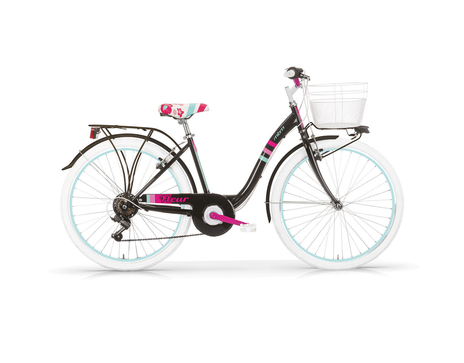 MBM M&auml;dchenrad 26 Zoll FLEUR, schwarz - Bild 1