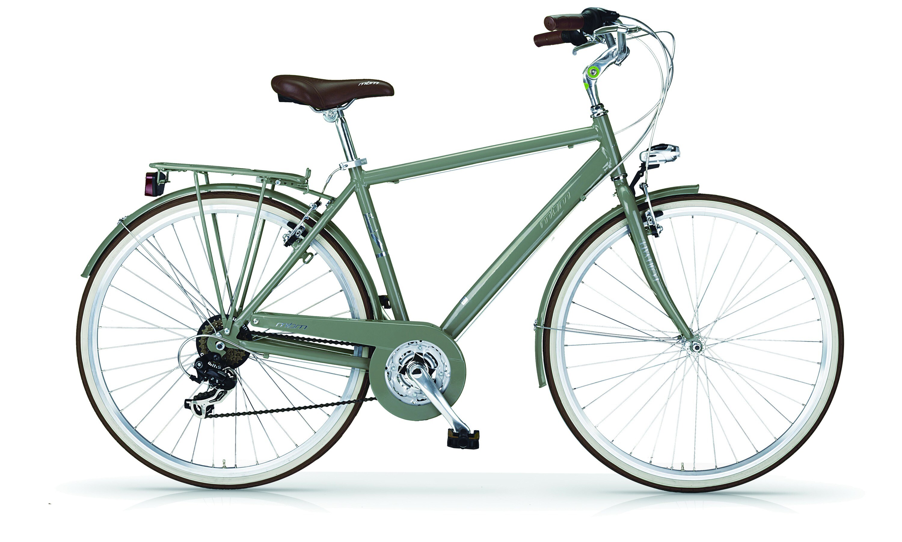 MBM Trekkingbike New Boulevard Man Military Green - Bild 1
