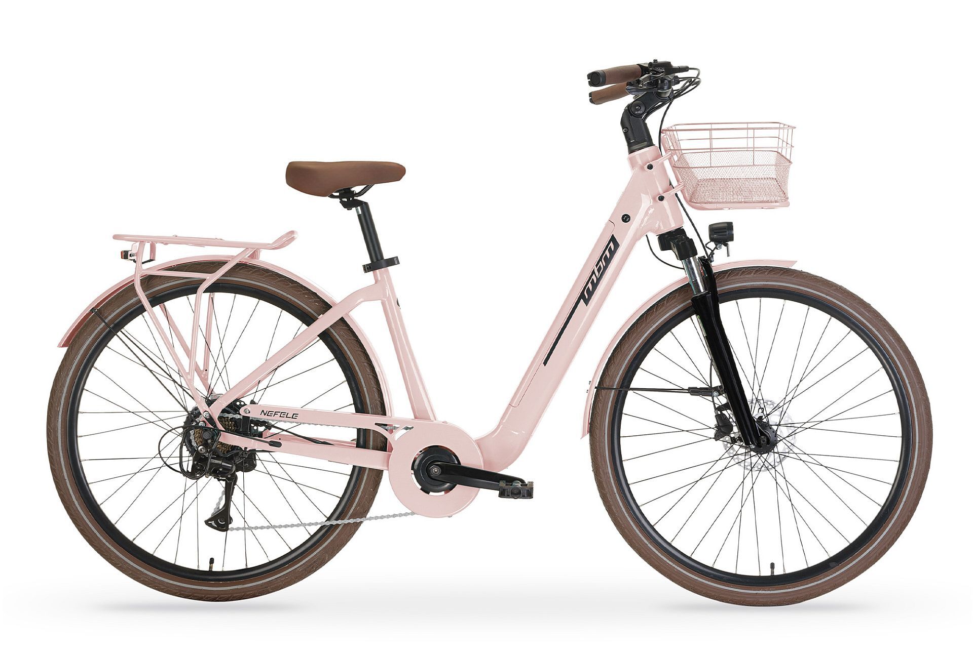 MBM Elektro-Citybike NEFELE 26 Zoll, rosa - Bild 1