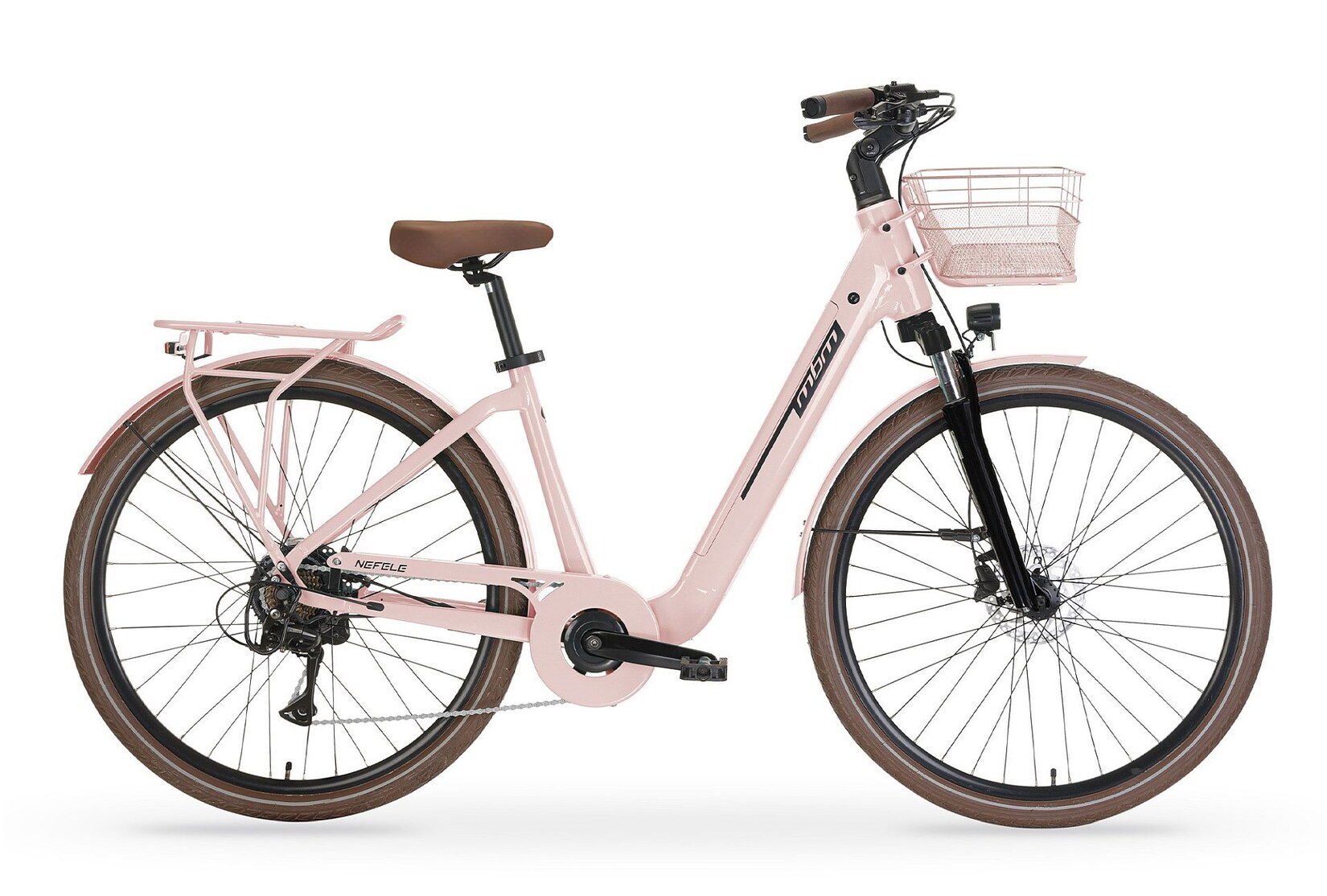MBM Elektro-Citybike NEFELE 26 Zoll, rosa