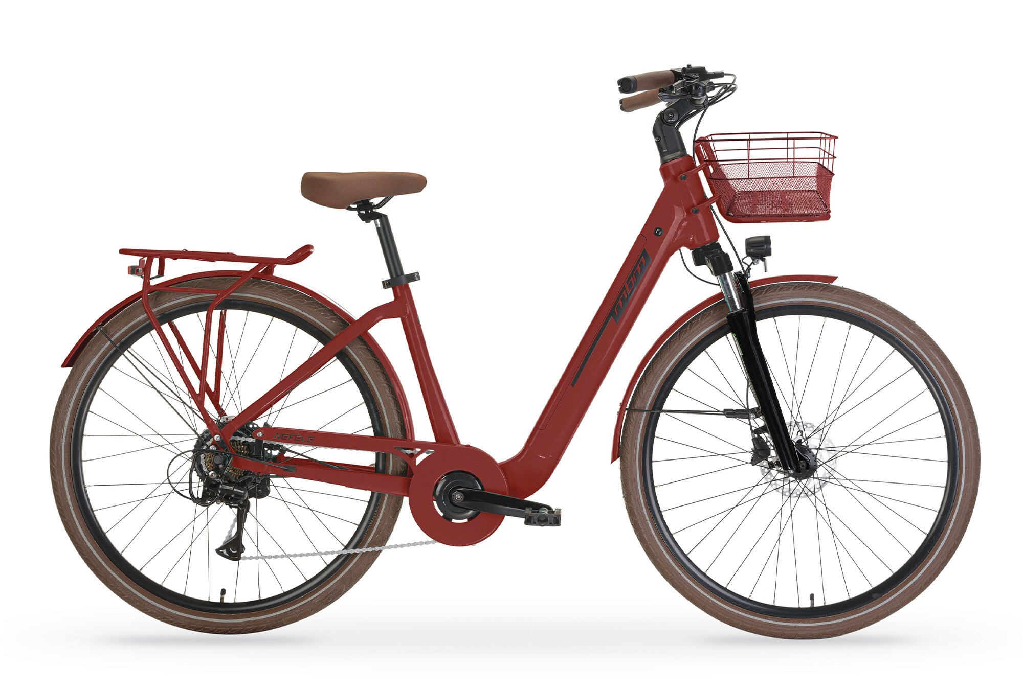 MBM Elektro-Citybike NEFELE 26 Zoll, rot - Bild 1