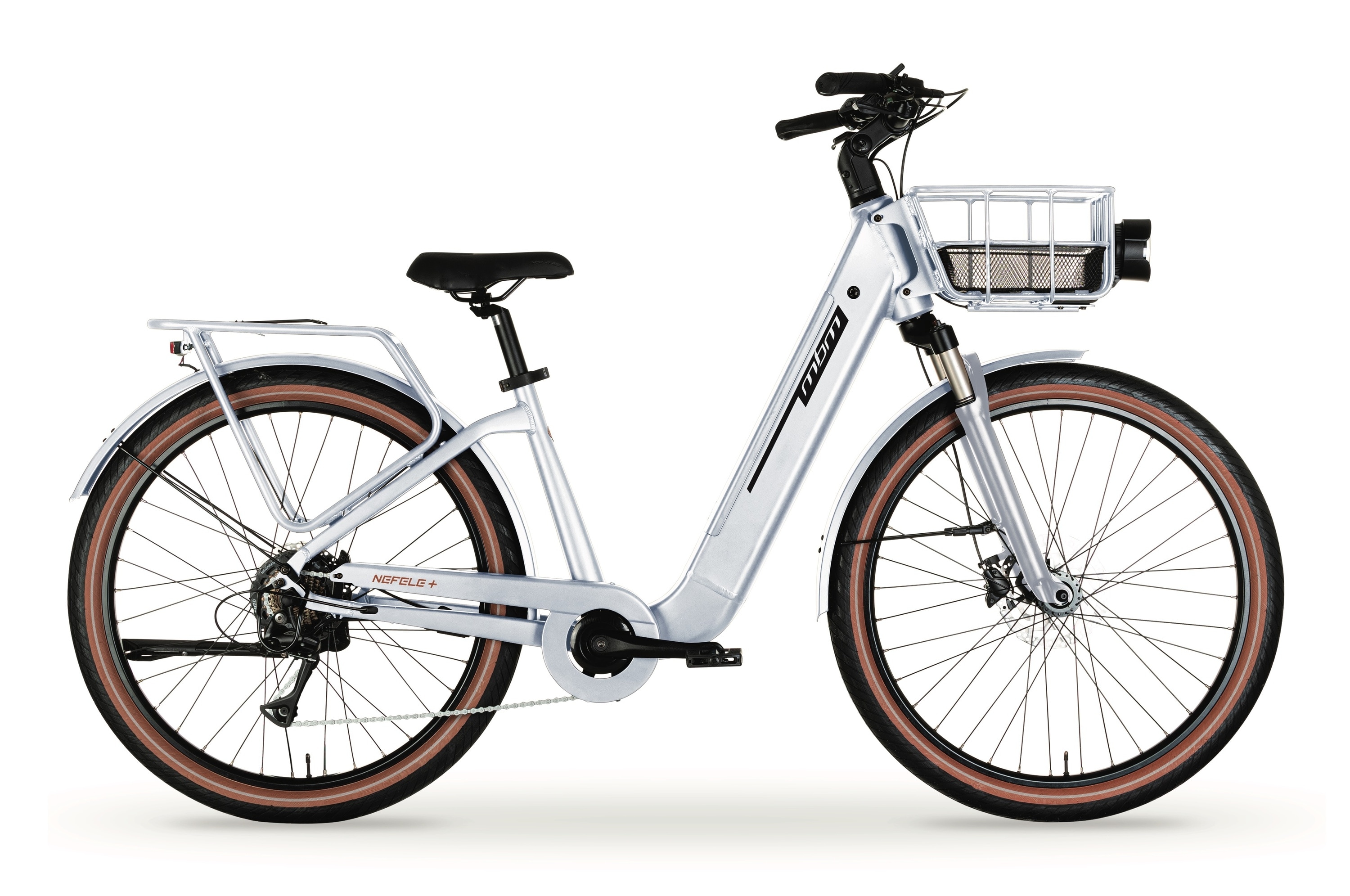 MBM Elektro-SUV Bike NEFELE PLUS 27,5 Zoll, silber - Bild 1