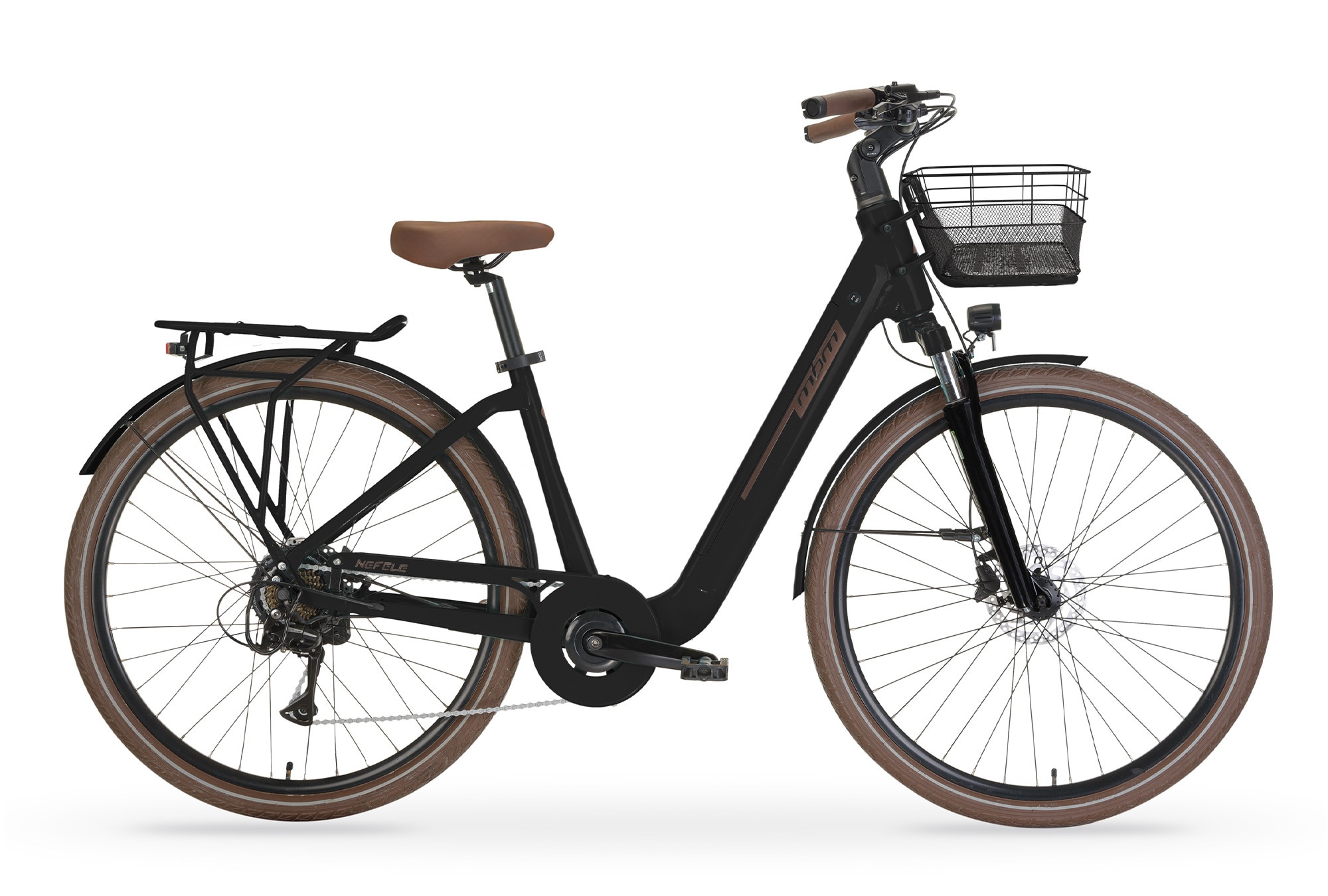 MBM Elektro-Citybike NEFELE 28 Zoll, schwarz - Bild 1